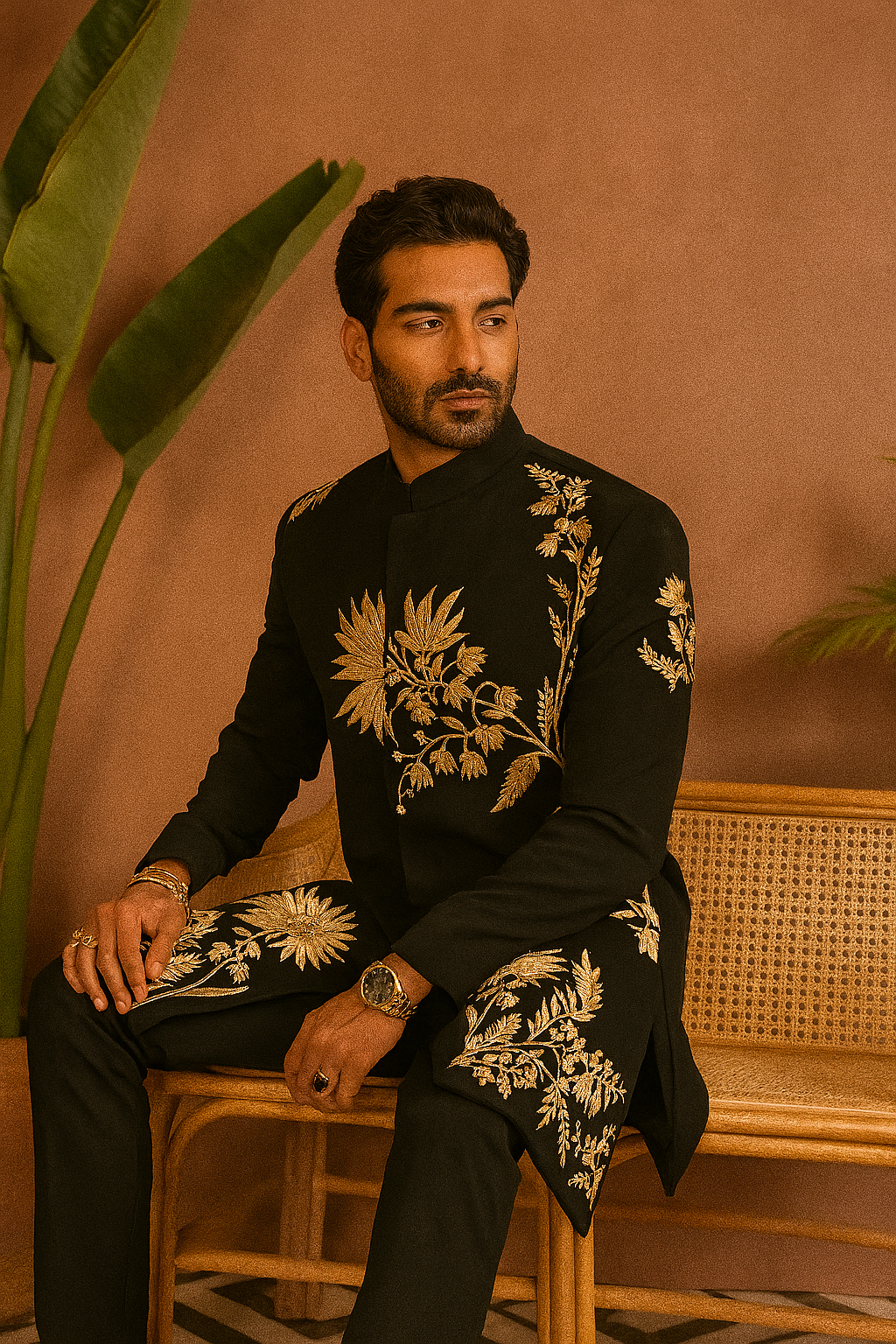 styled after Vicky Kaushal's Bollywood fashion