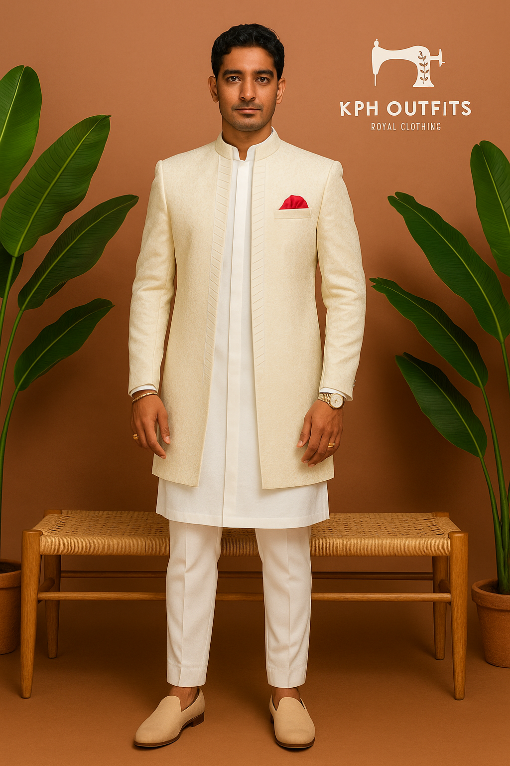 Groom Special Designer Open Jodhpuri Set – Elegant Wedding Wear by KPH Outfits