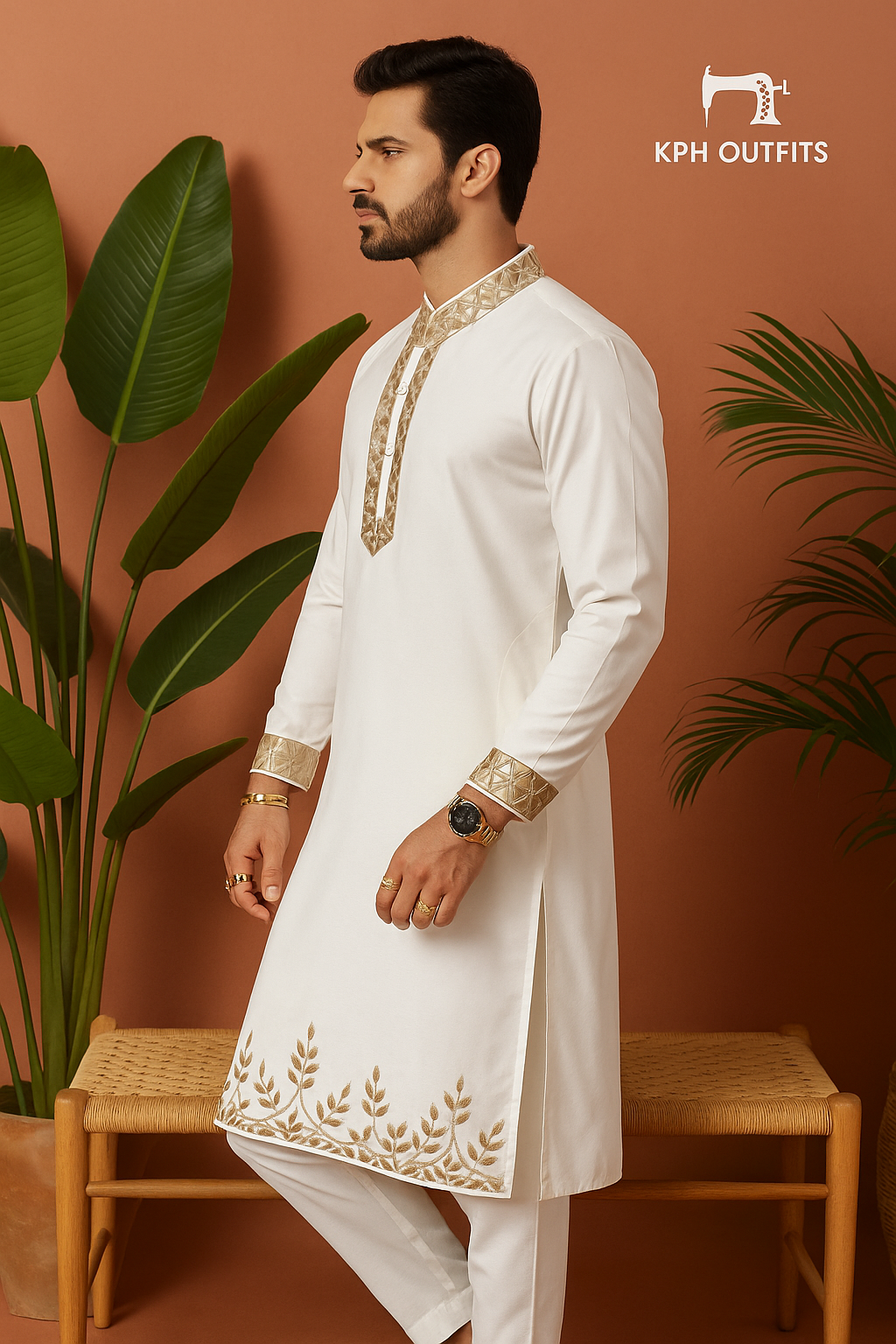 Summer Wedding Special Leather Embellished Stylish kurta Set