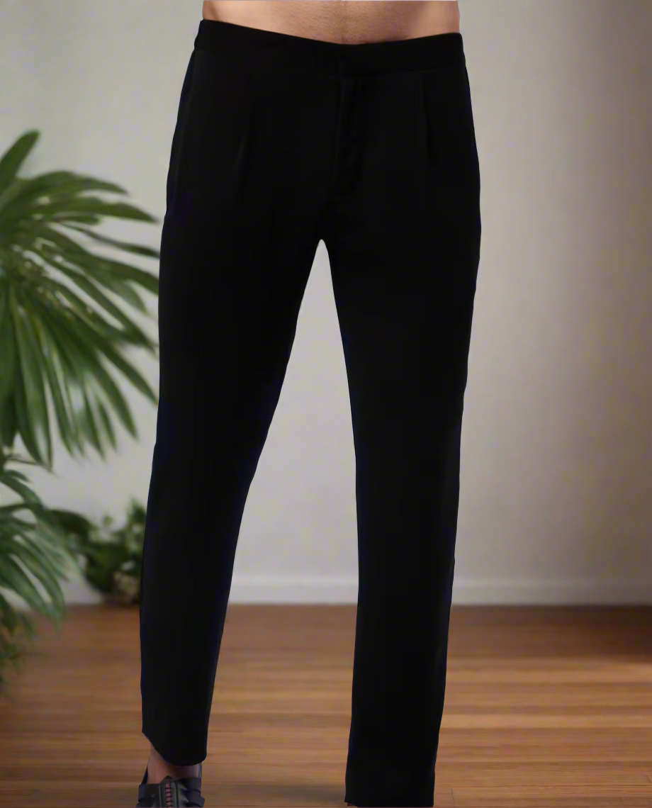 Close-up of embroidered Bandhgala blazer with hidden buttons
