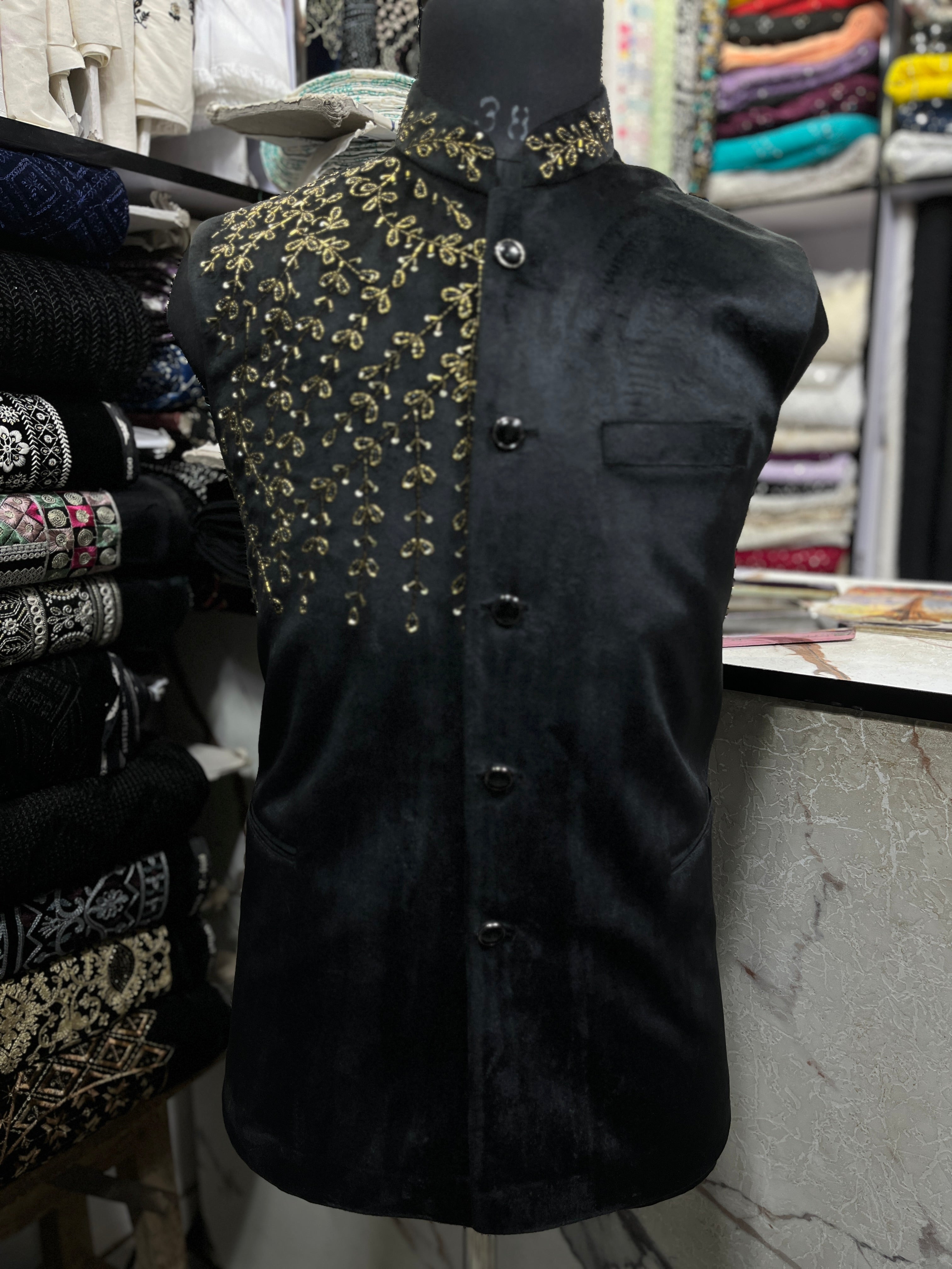 Men's Exclusive Handcrafted Embellished Waistcoat