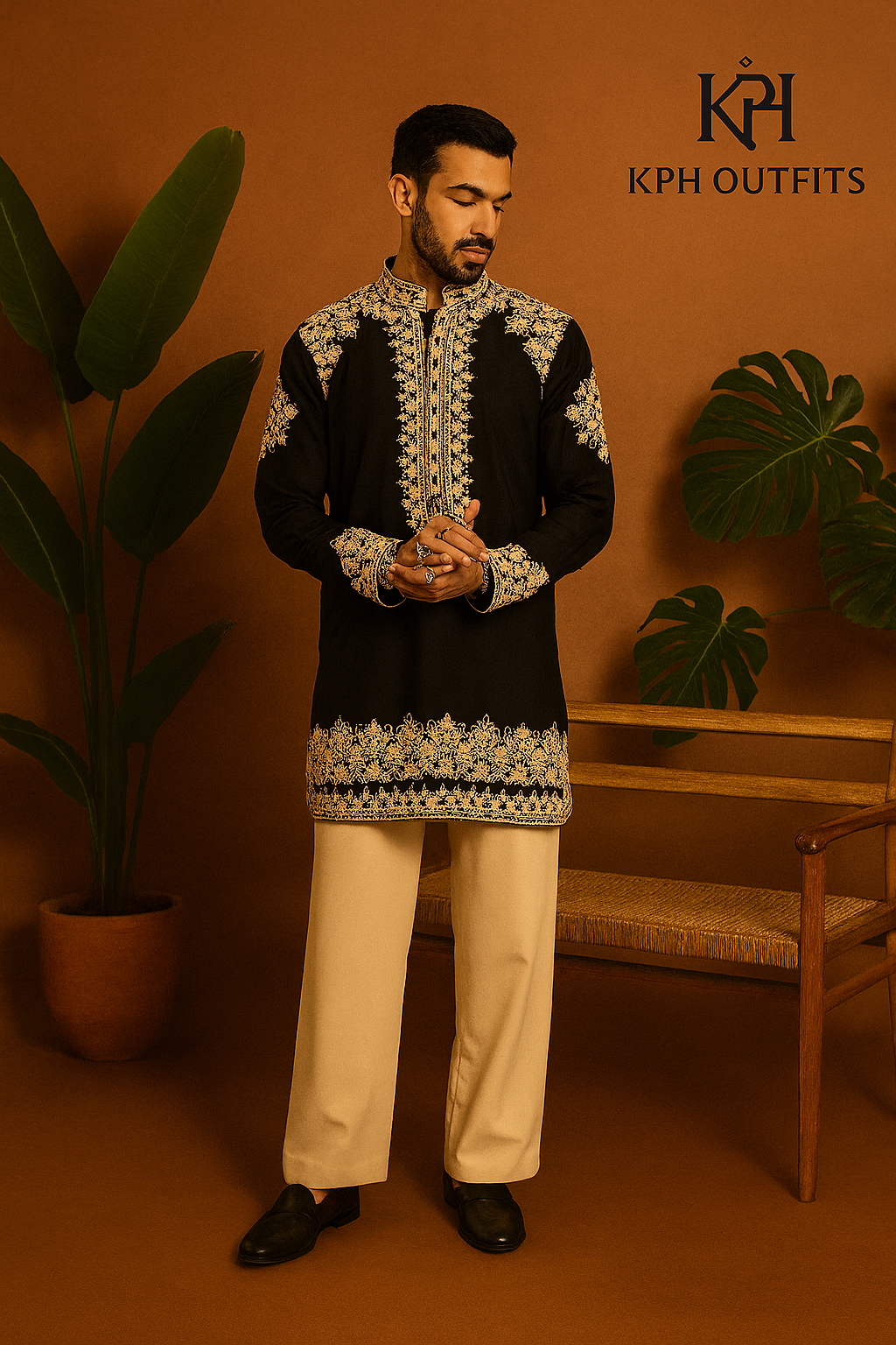 Men's Exclusive Designer Embellished Stylish kurta Set