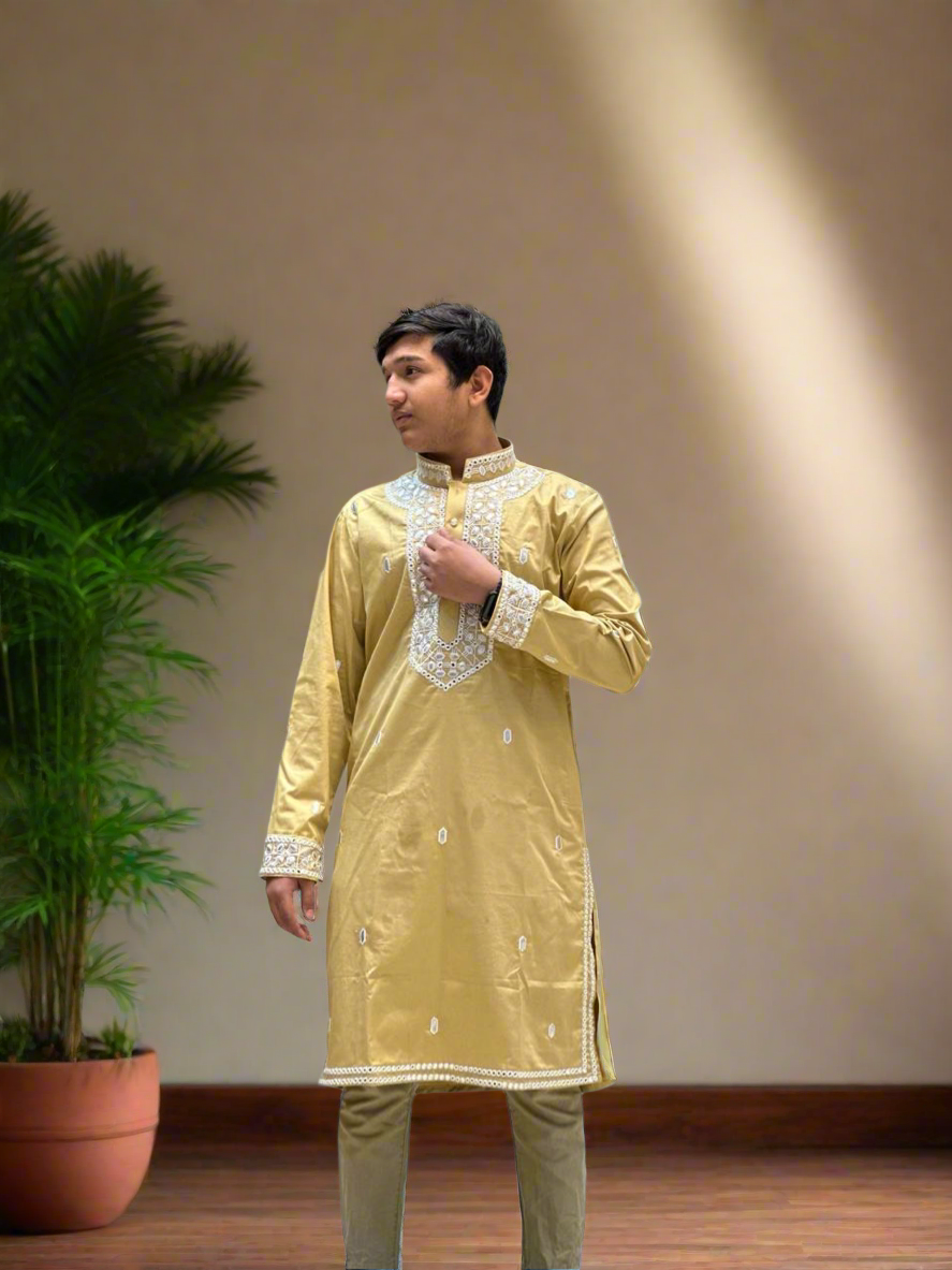 Vibrant ethnic wear for Haldi ceremonies and celebrations.