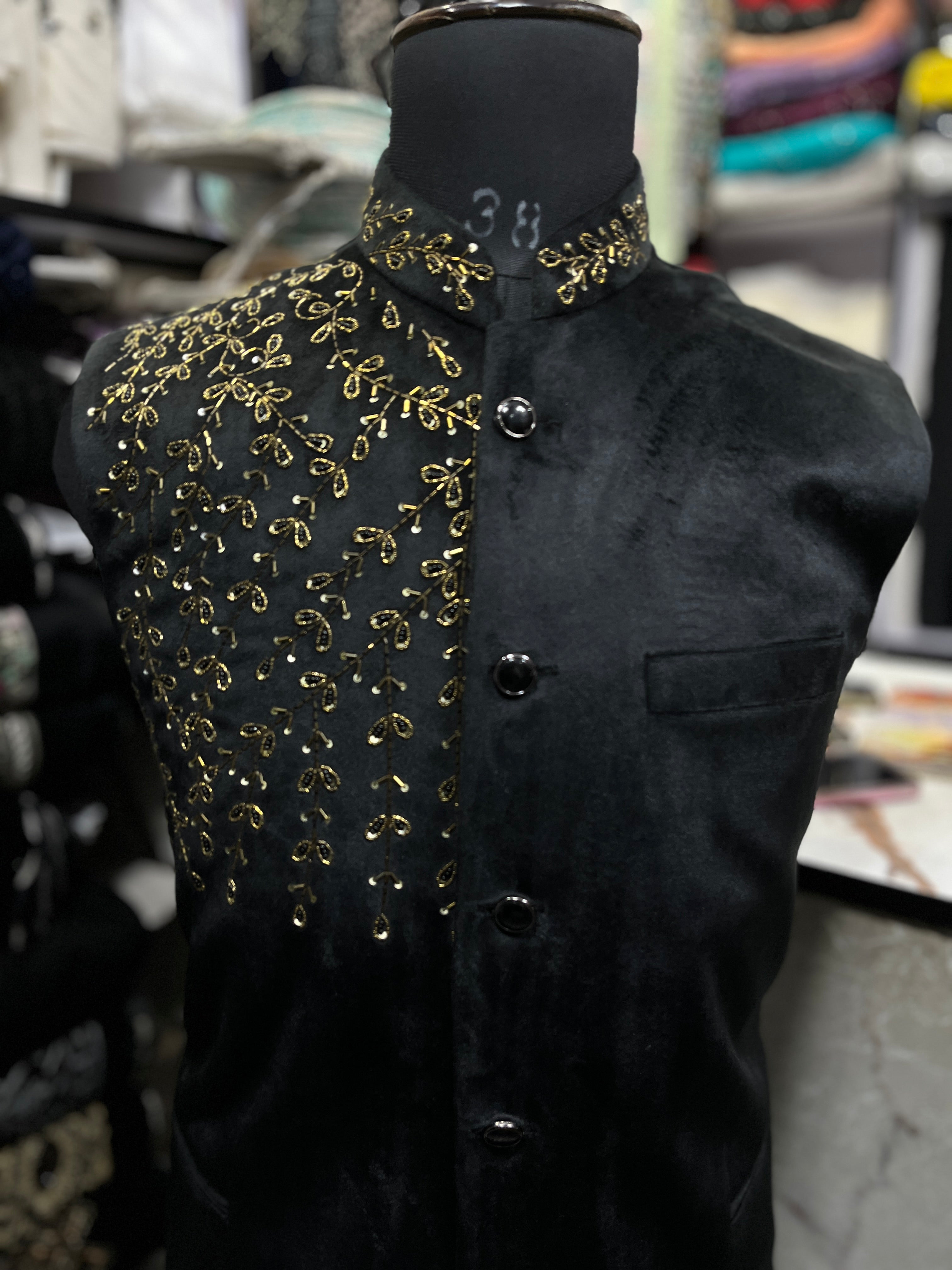 Men's Exclusive Handcrafted Embellished Waistcoat