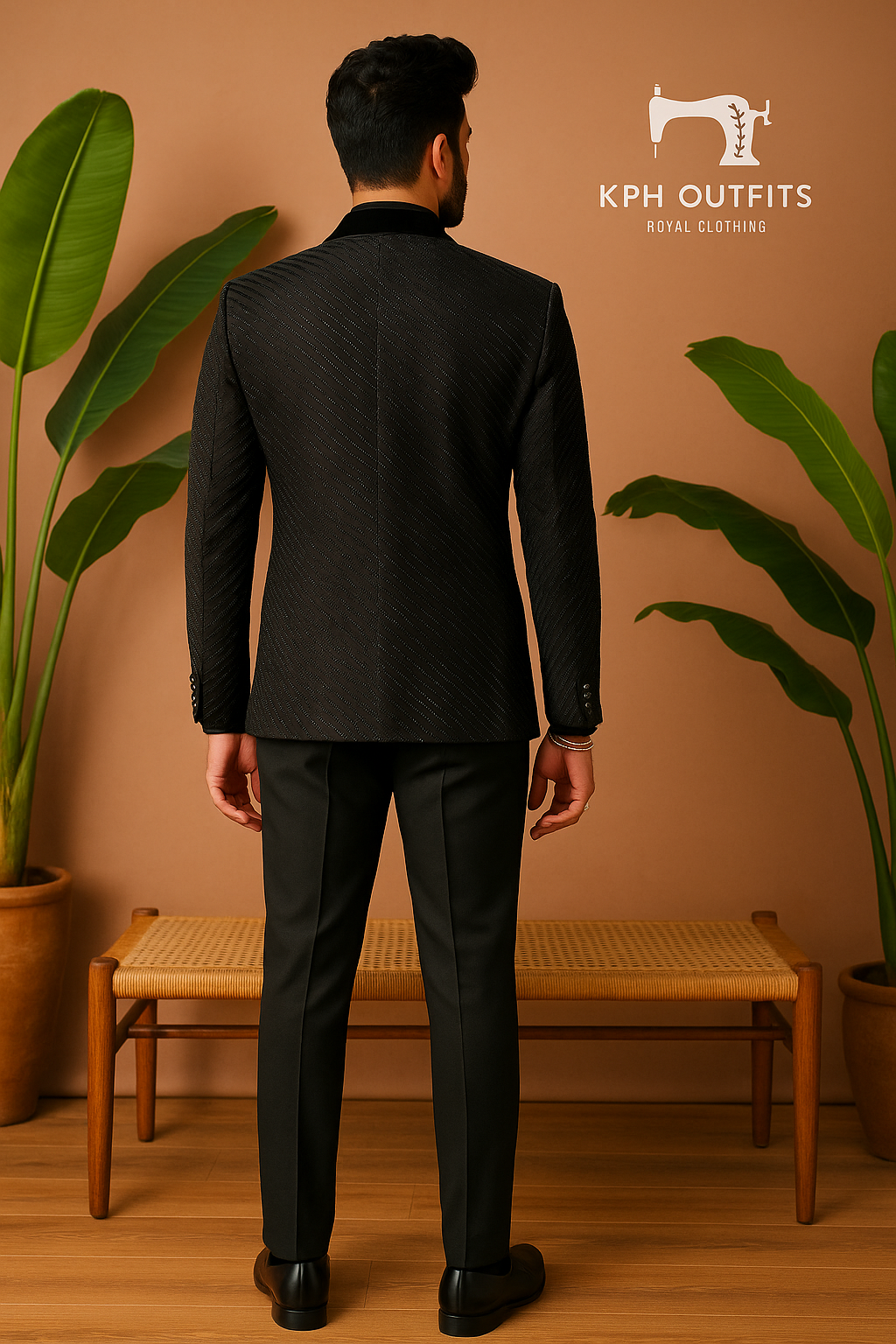 Siddharth Malhotra Inspired Reception Style Tuxedo Suit – Luxury Designer Wear by KPH Outfits