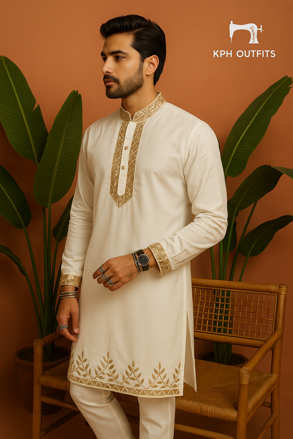 Summer Wedding Special Leather Embellished Stylish kurta Set