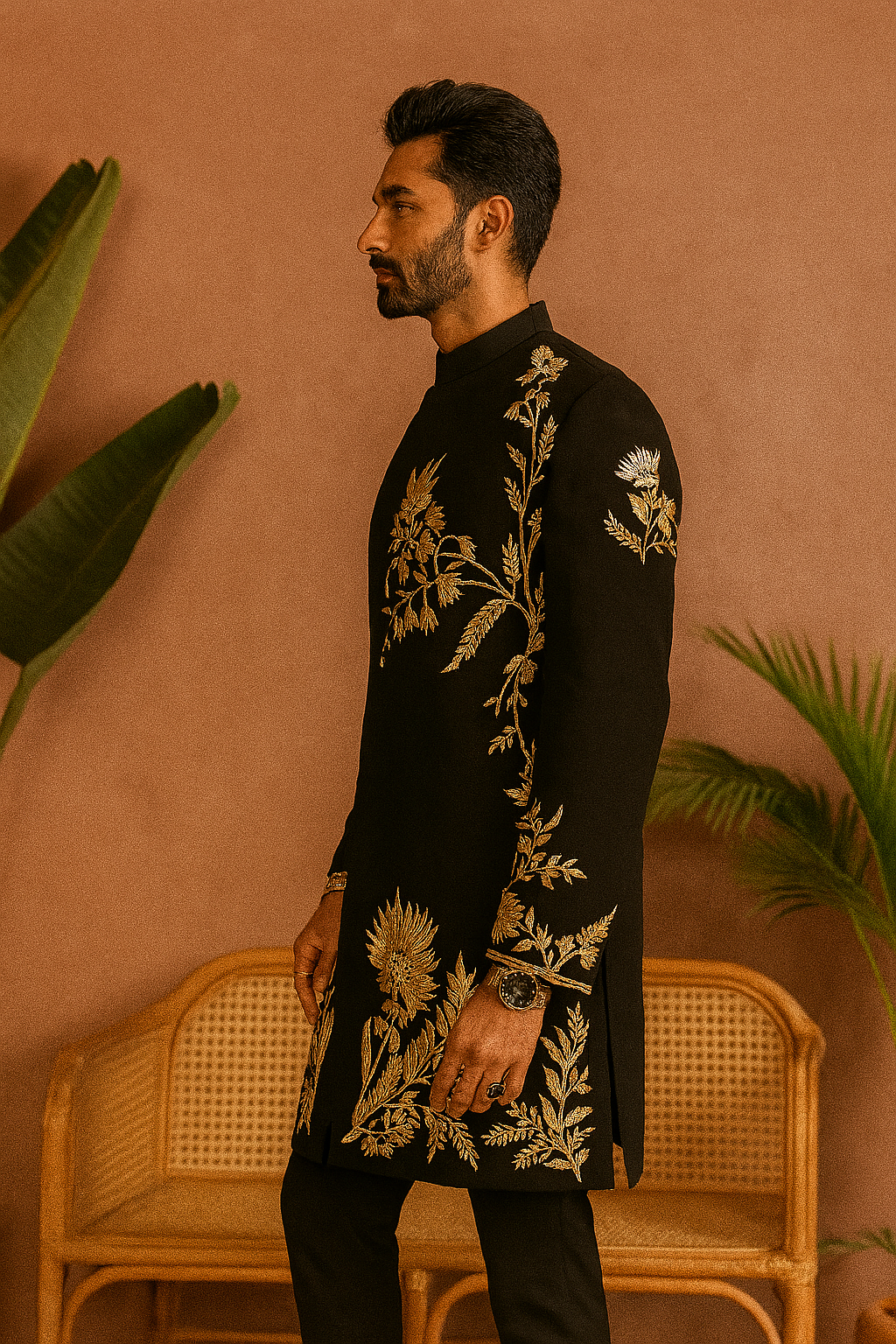 styled after Vicky Kaushal's Bollywood fashion