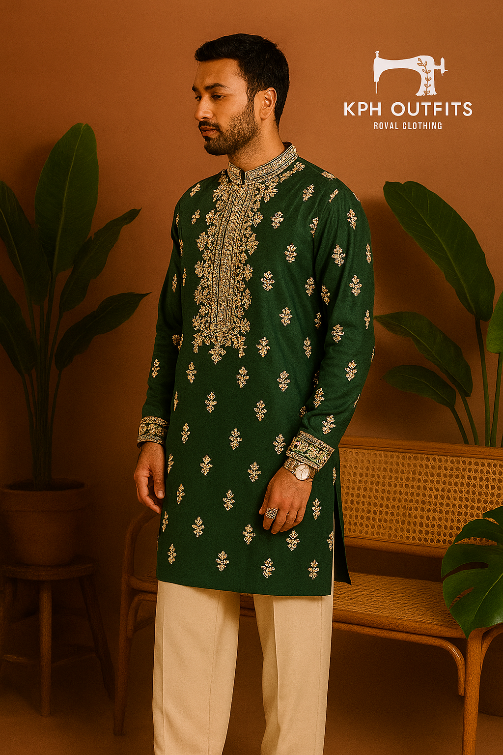 Mehndi Ceremony Special  Designer  kurta Set