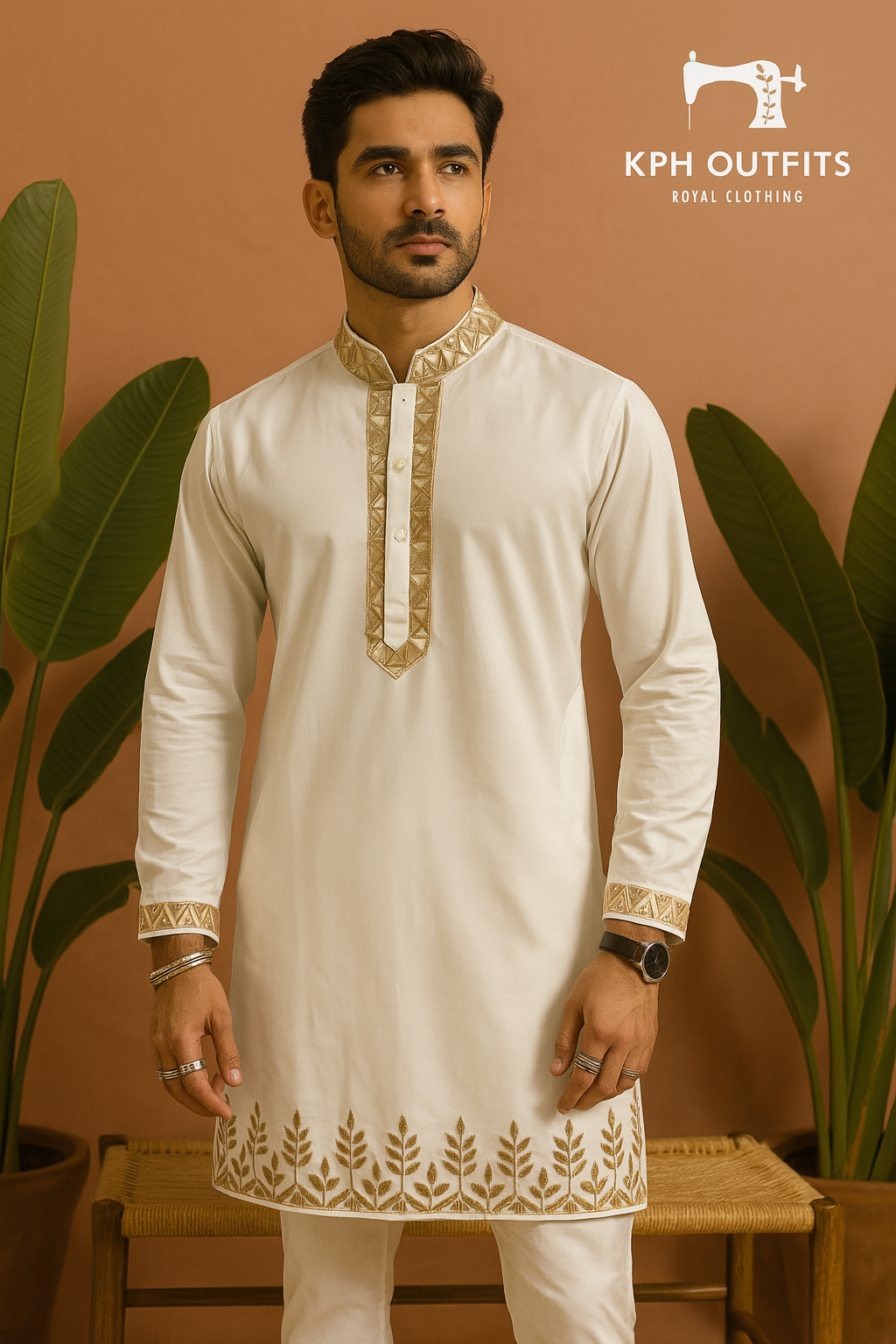 Summer Wedding Special Leather Embellished Stylish kurta Set