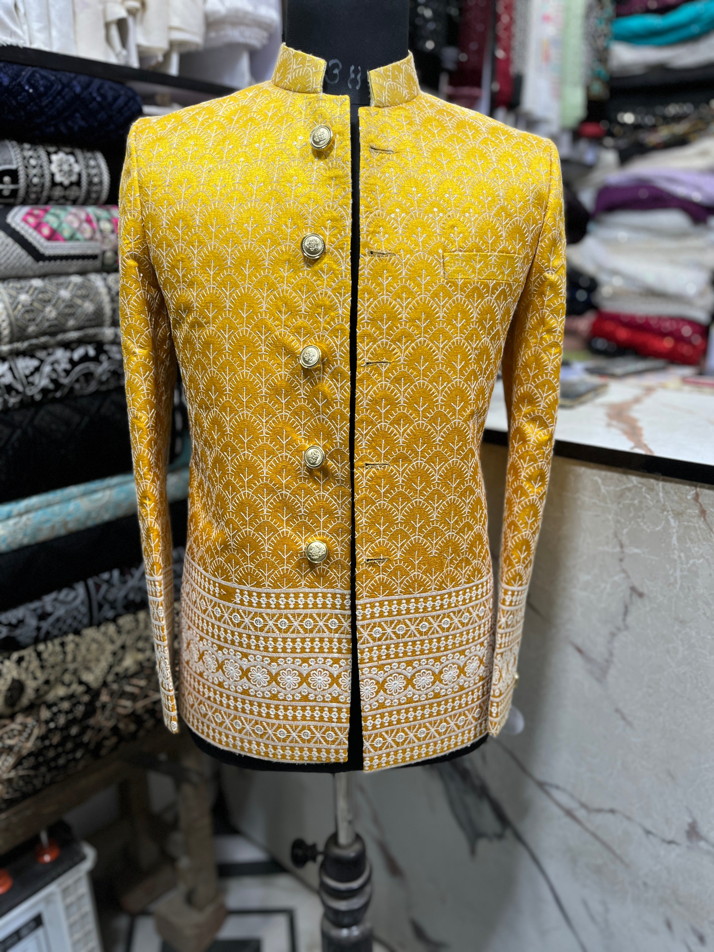 Men's Haldi  Special Designer Jodhpuri Set