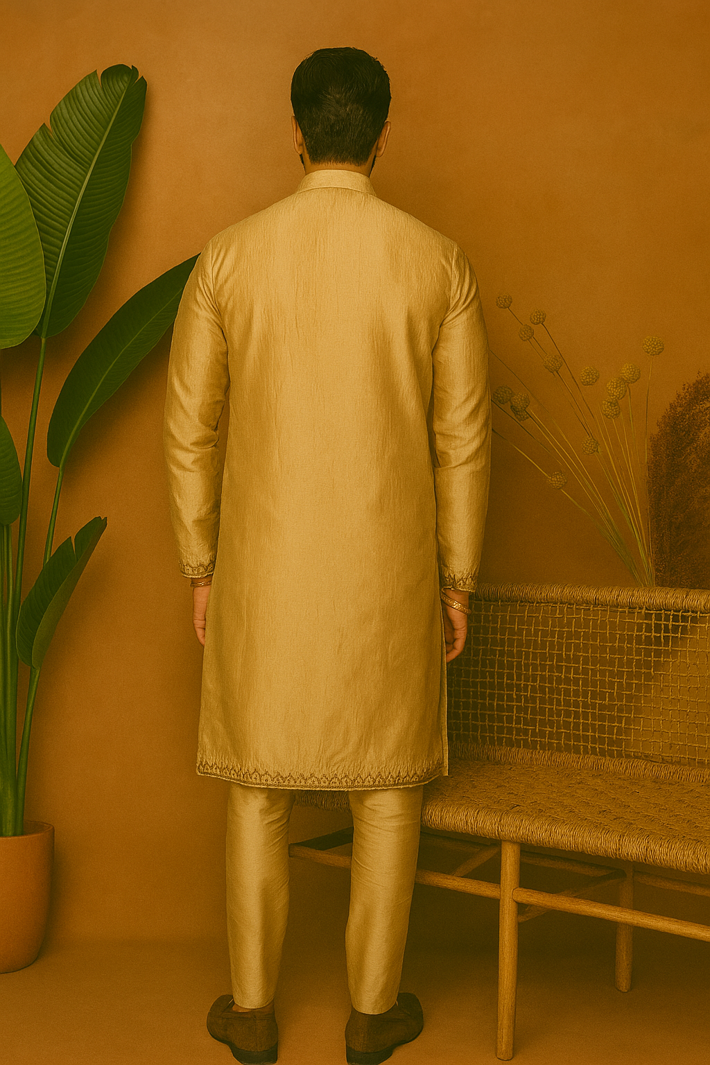 Abhinav Mishra Inspired Real Mirror Embellished Designer Kurta Set