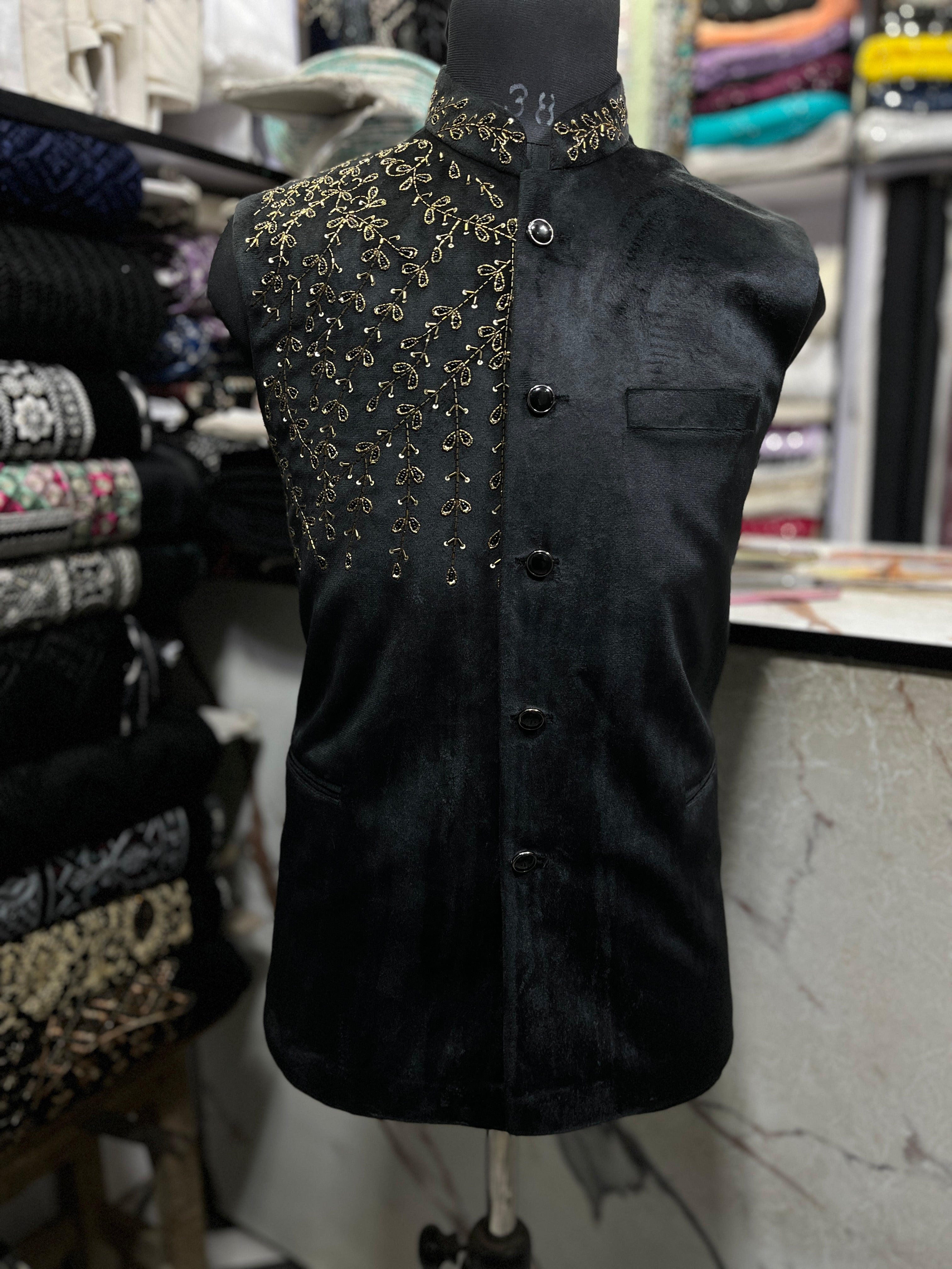 Men's Exclusive Handcrafted Embellished Waistcoat