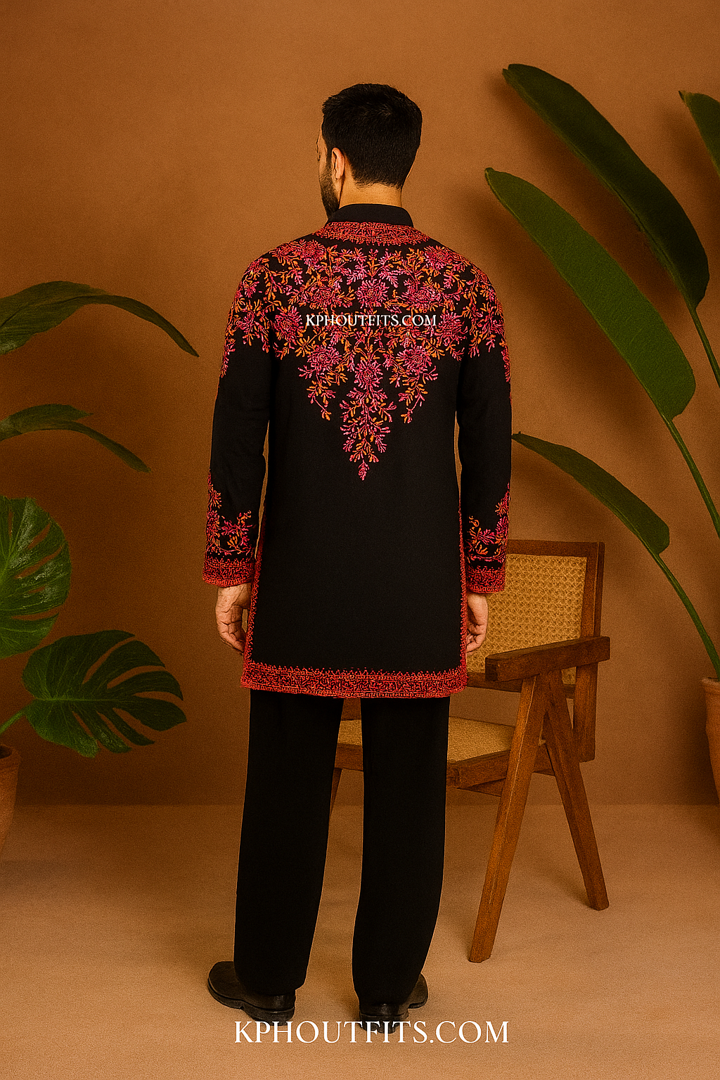 Men's Exclusive Floral Embellished Designer Kurta set