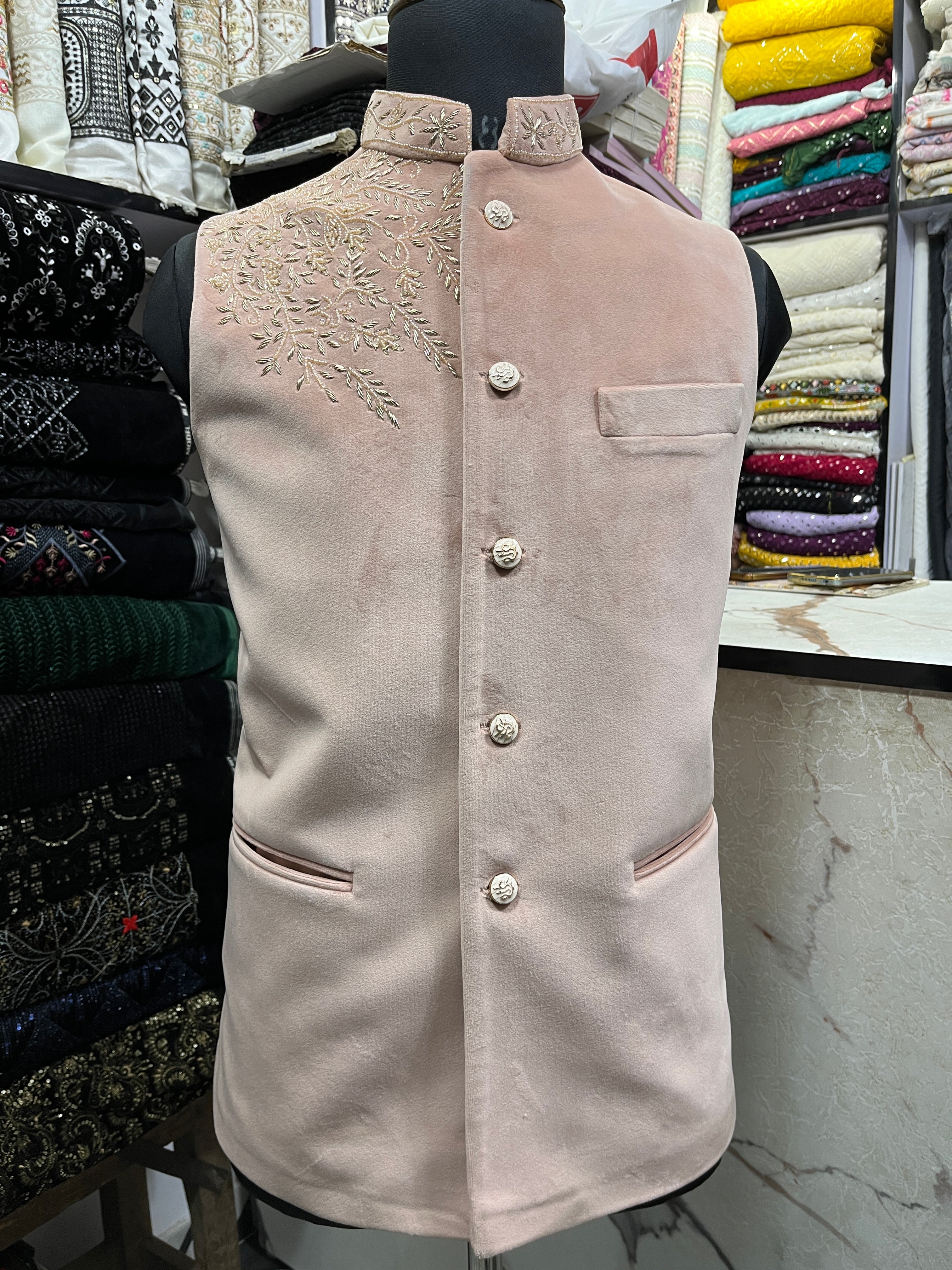 Men's Exclusive Handcrafted Embellished Waistcoat