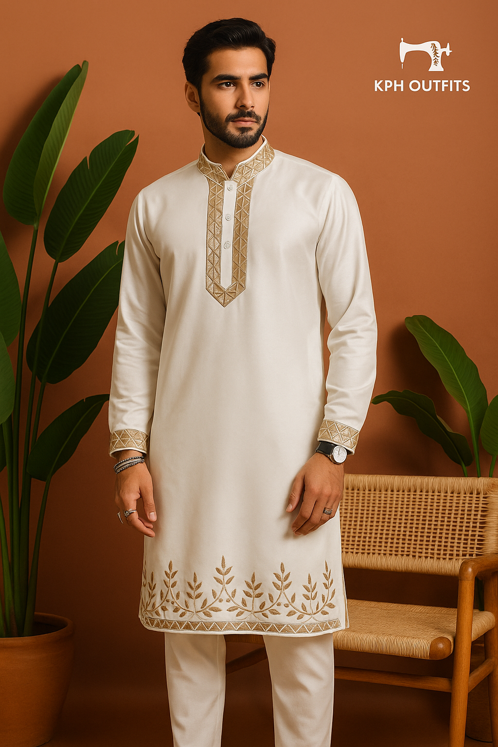 Summer Wedding Special Leather Embellished Stylish kurta Set