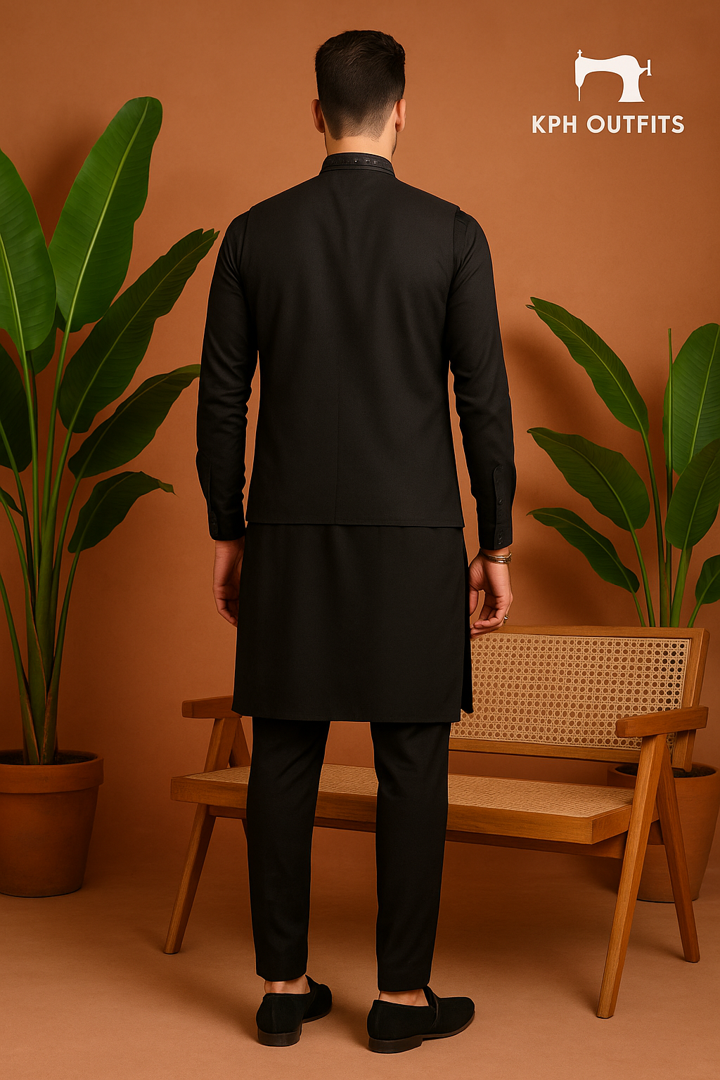 Bharat Reshma Inspired Stylish Real Mirror Nehru Jacket Set - KPH Outfits