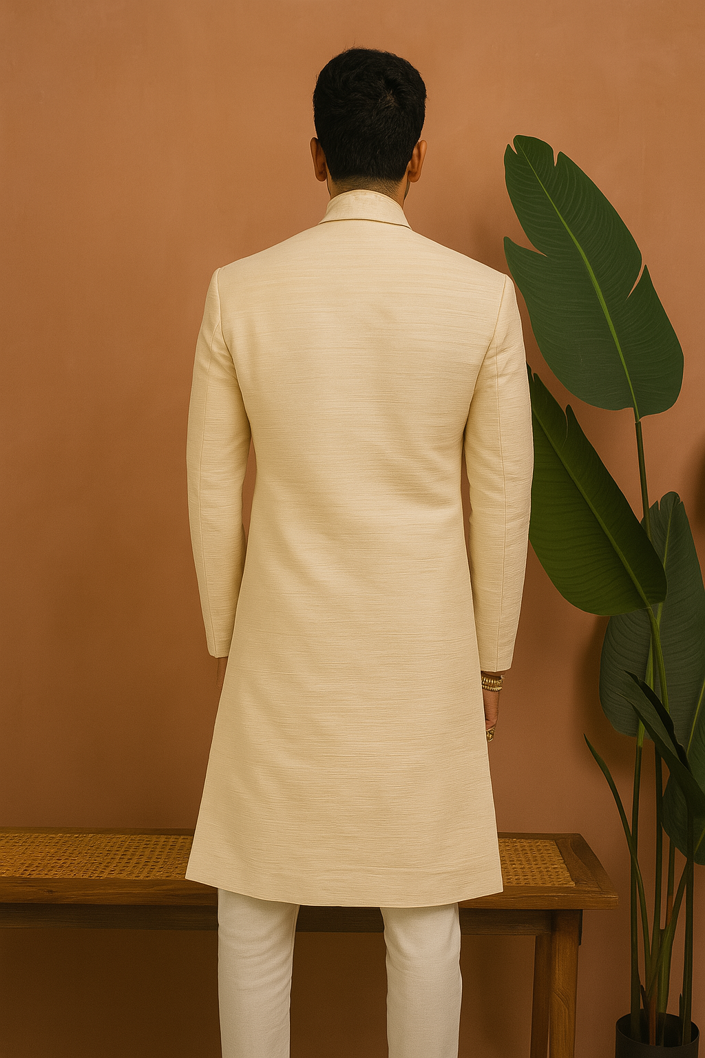 Bold Bollywood-inspired fusion set for modern grooms – KPH Outfits