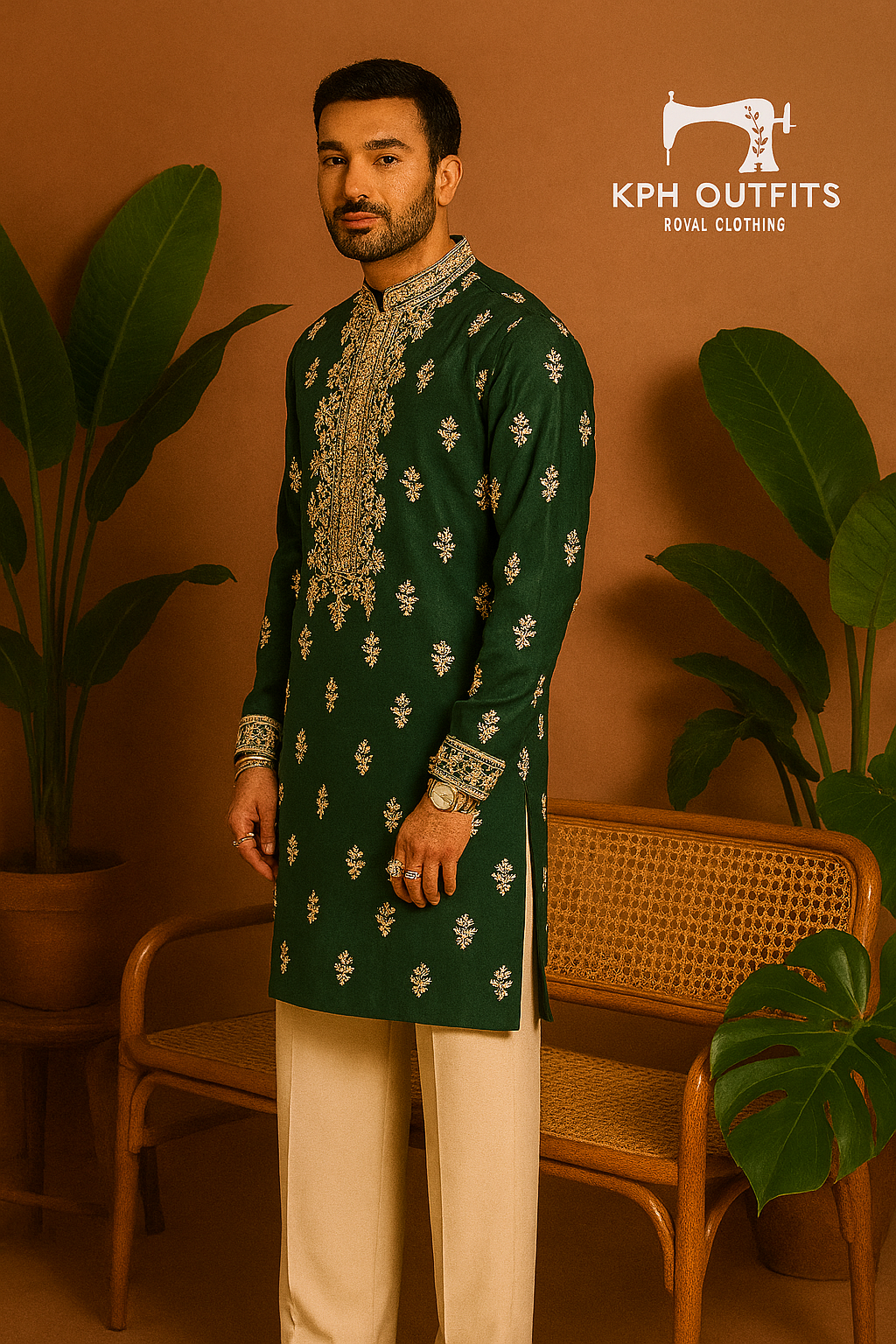 Mehndi Ceremony Special  Designer  kurta Set