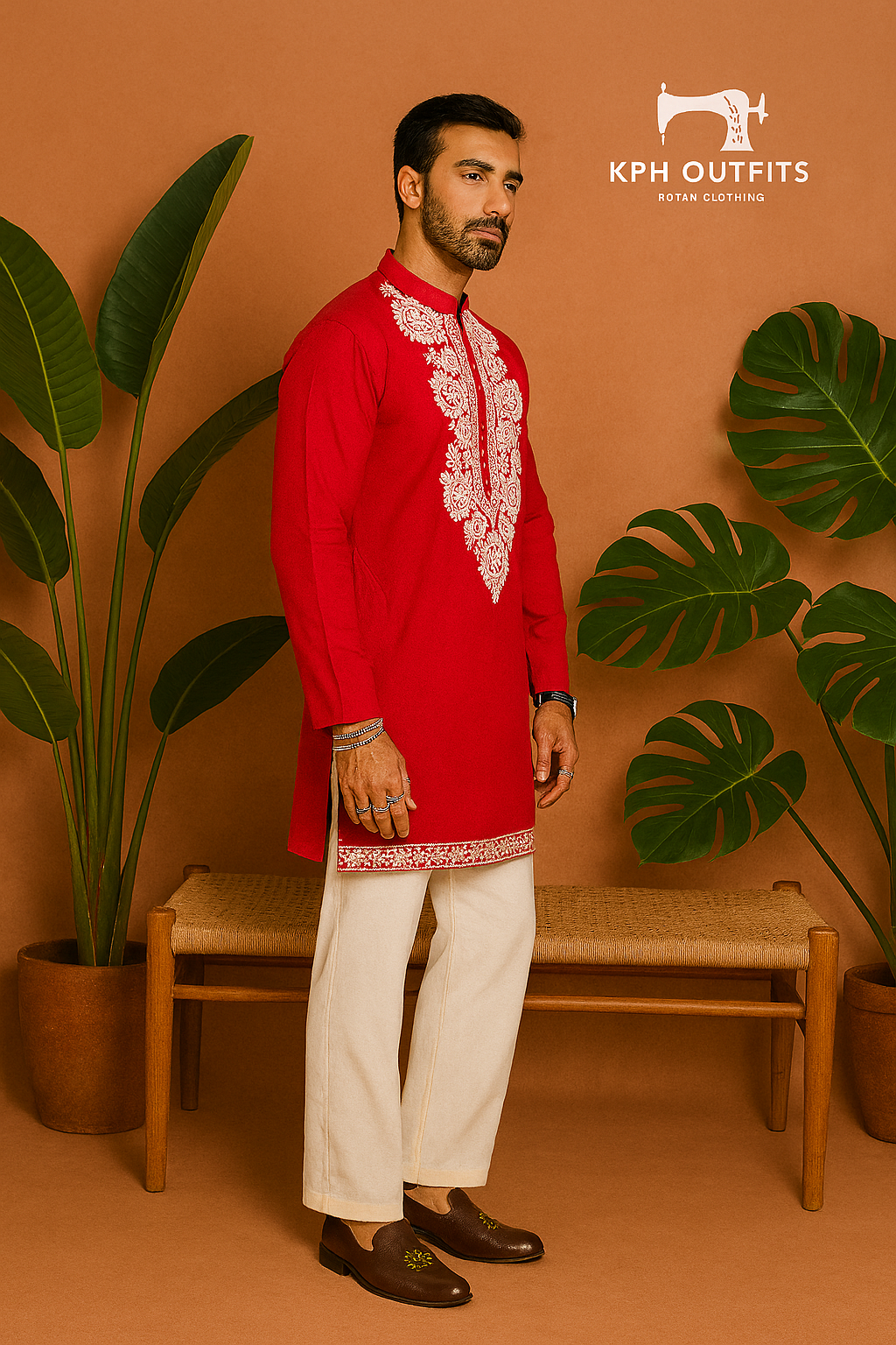 Men's Exclusive Handcrafted Embellished Kurta Set