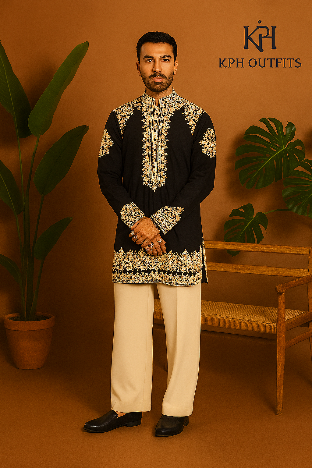 Men's Exclusive Designer Embellished Stylish kurta Set