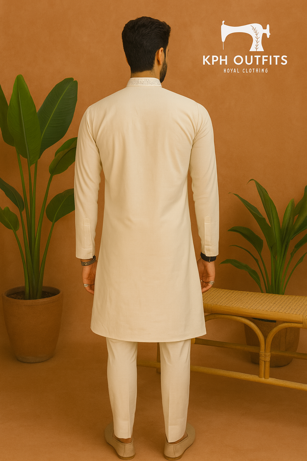 Men's Exclusive Real Mirror Style Kurta  Set