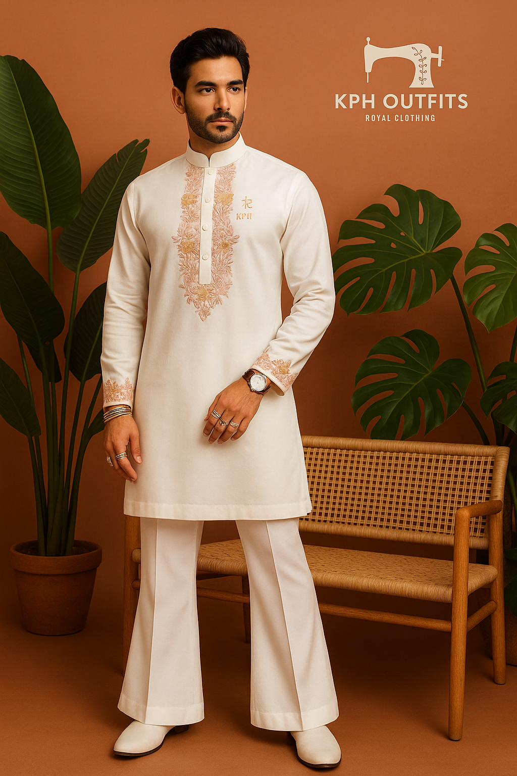 Ramadan Special White Armani Viral Kurta Set