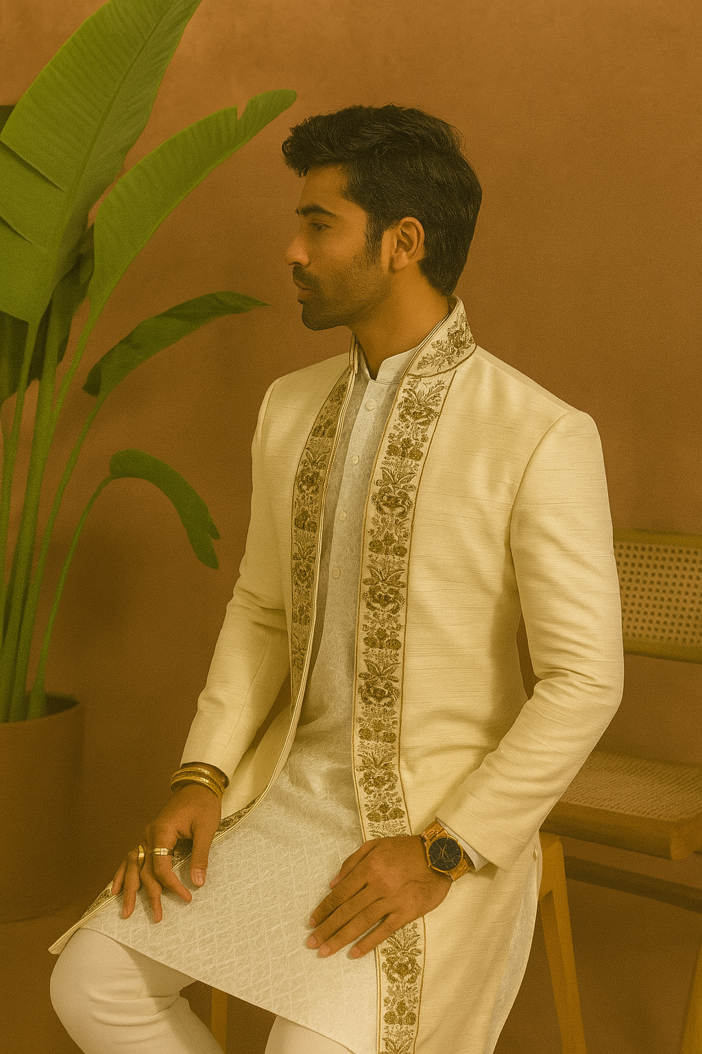 Statement event wear with full-body Zardosi work – KPH Outfits