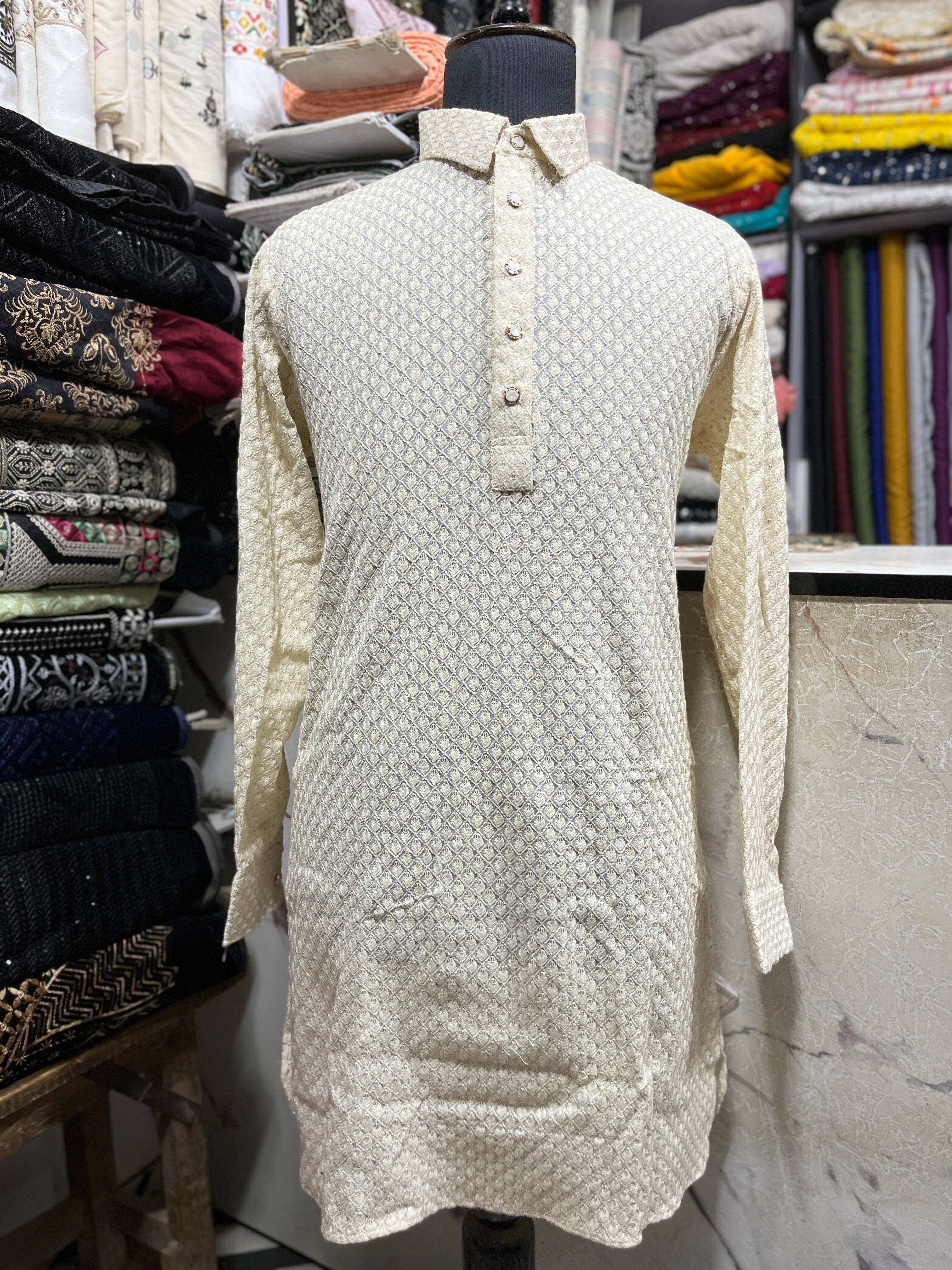 Men's Exclusive Heavy Lakhnavi Kurta Set