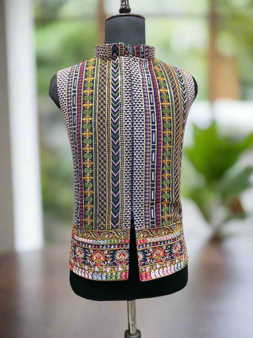 Designer Bandhgala Waistcoat by KPH Outfits