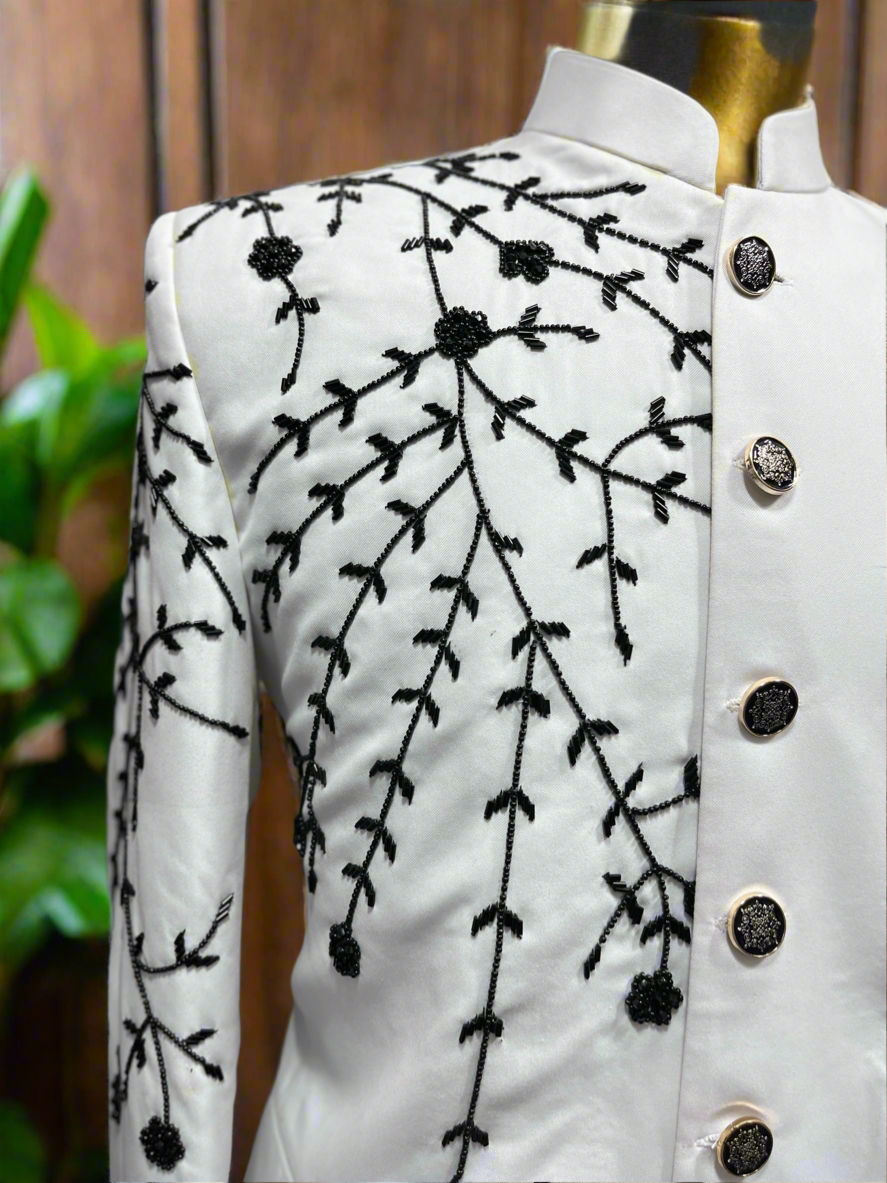 Handcrafted Cut Work Outfit for Weddings