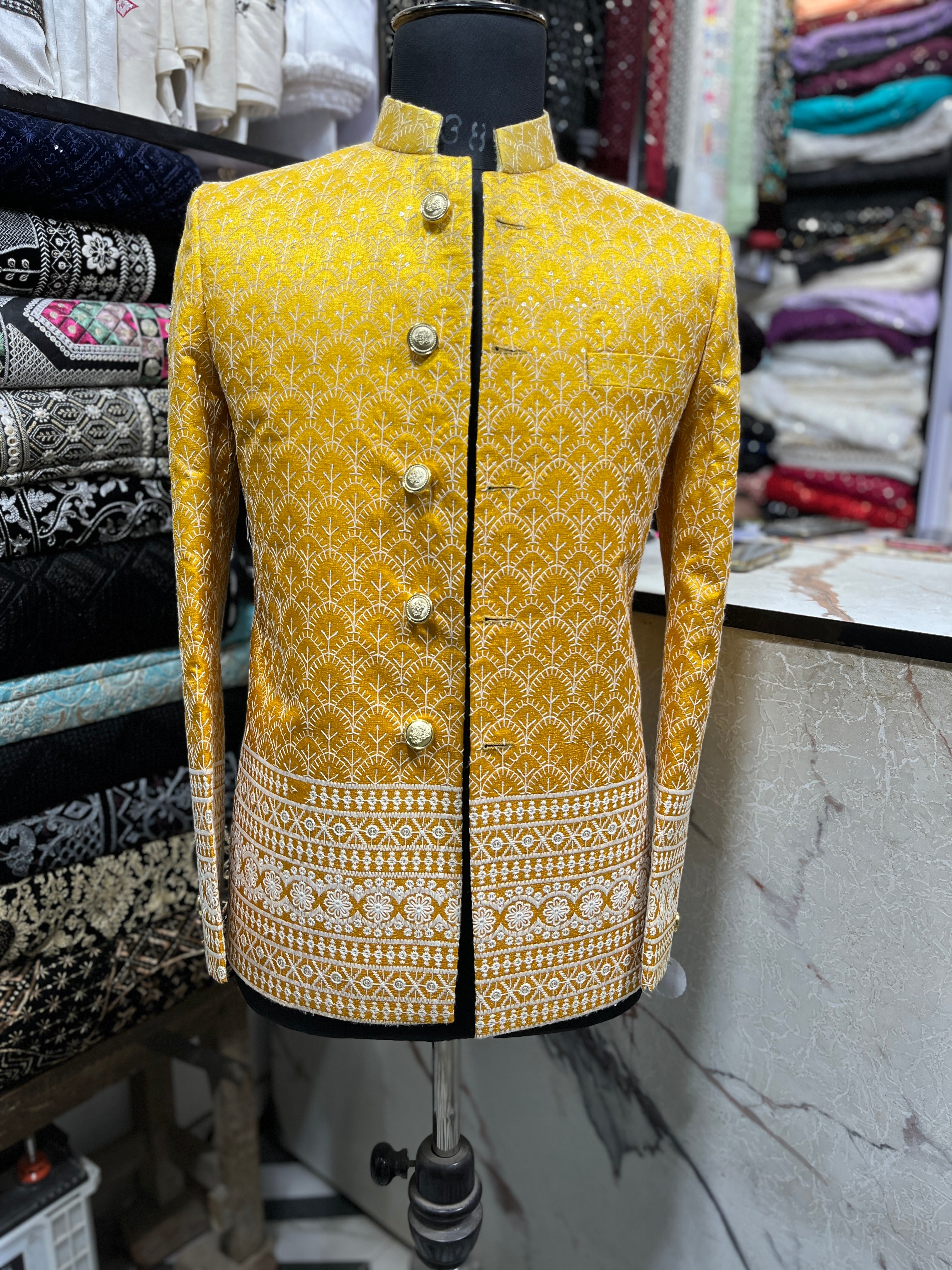 Men's Haldi  Special Designer Jodhpuri Set