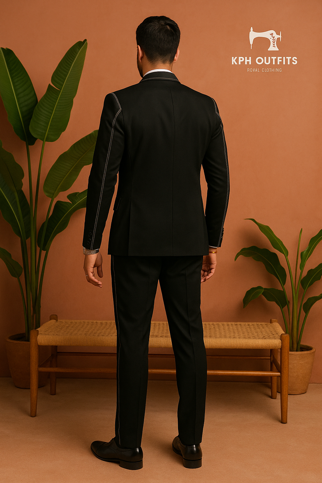 Men's Exclusive Royal and Classic Peak Lapel Tuxedo Suit – Luxury Formal Wear by KPH Outfits