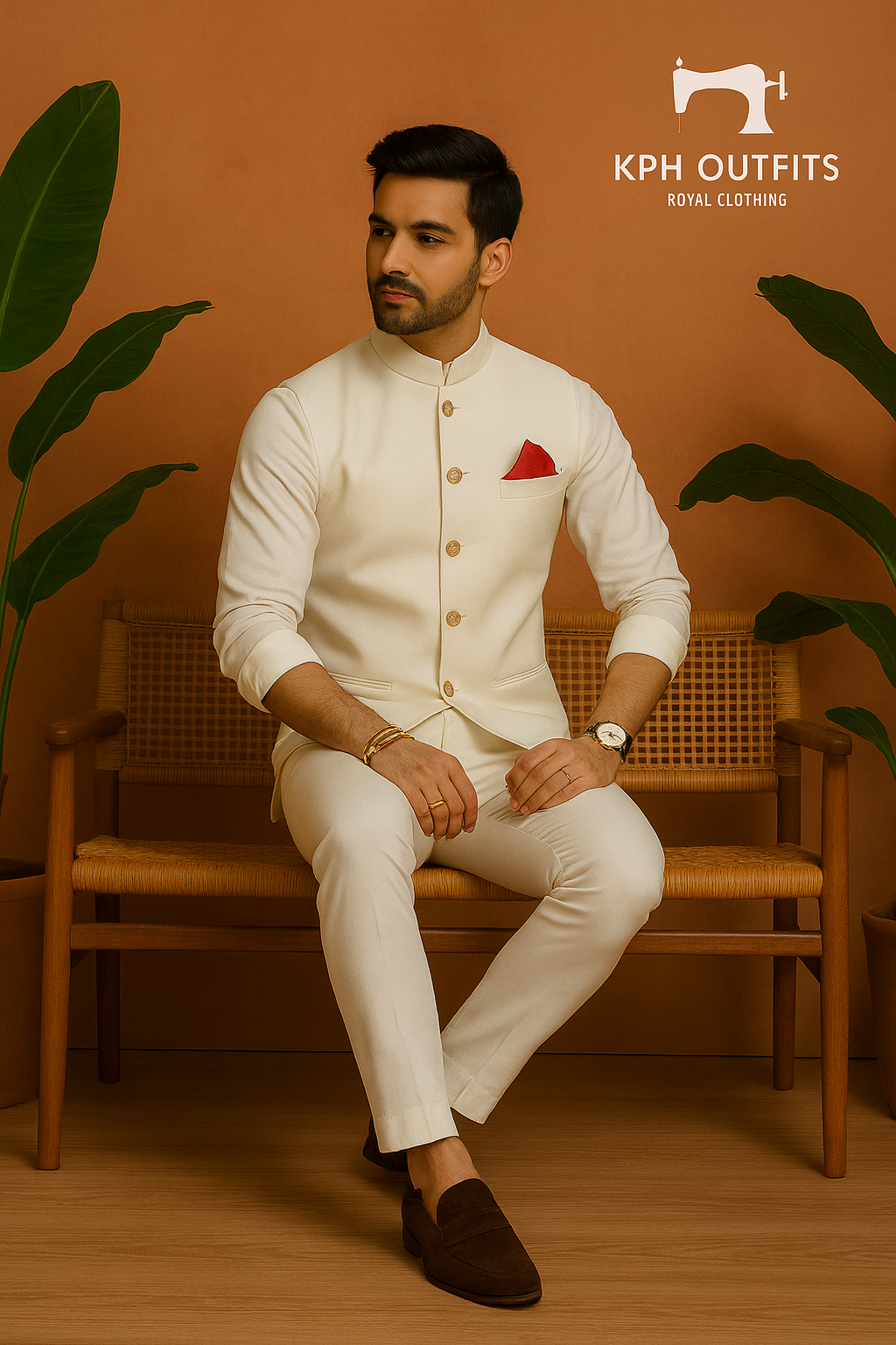 Virat Kohli Inspired Waistcoat Set - Stylish & Modern Ethnic Wear by KPH Outfits