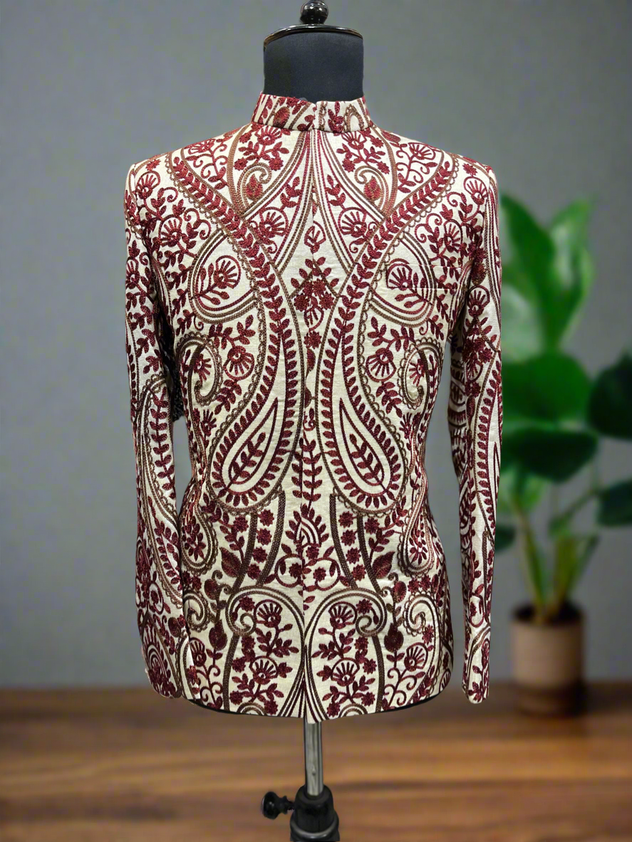 Men's Exclusive Wedding Bandhgala Jodhpuri Set for Grooms By KPH Outfits