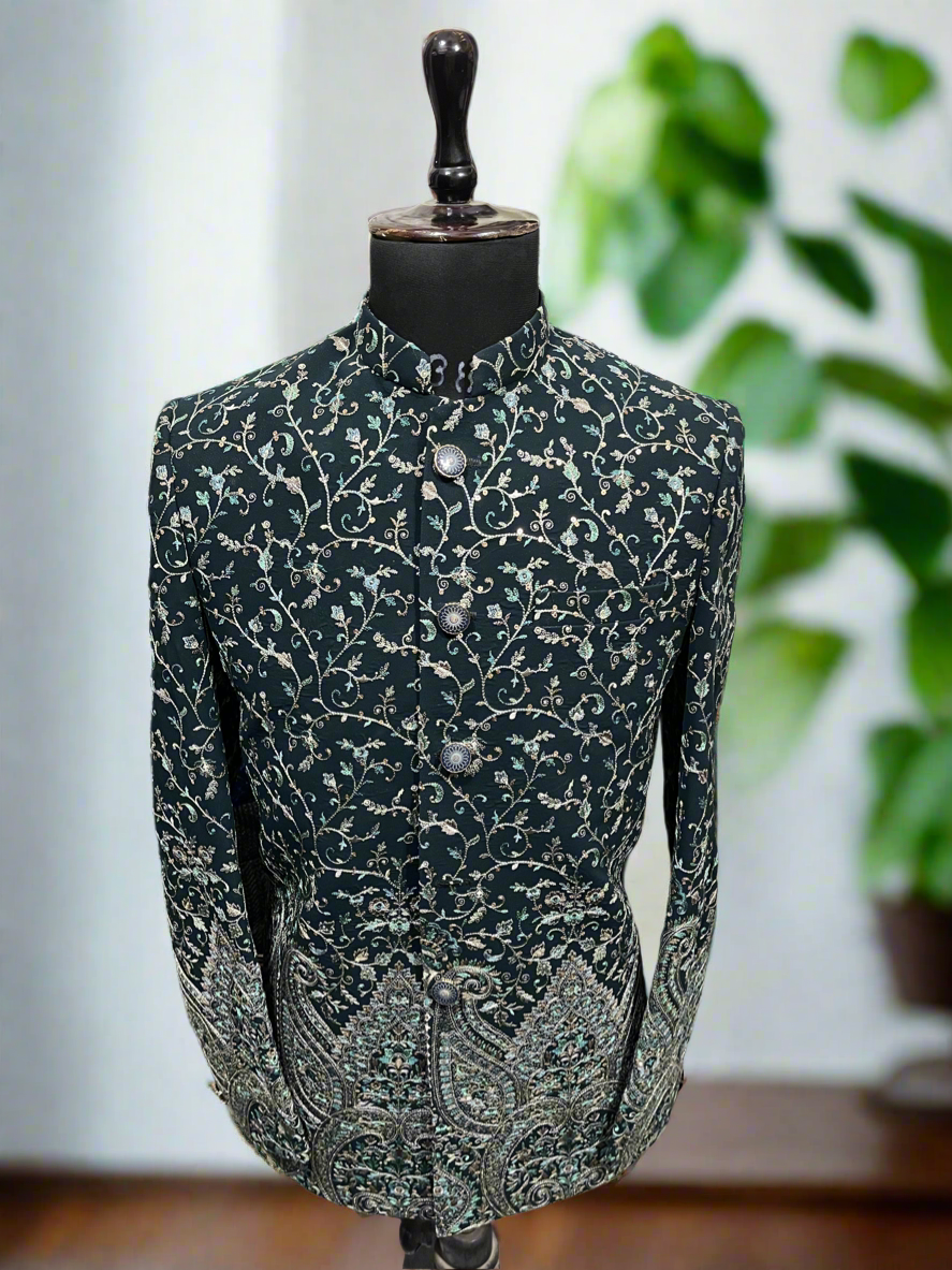 Side View of Men's Kalamkari Suit
