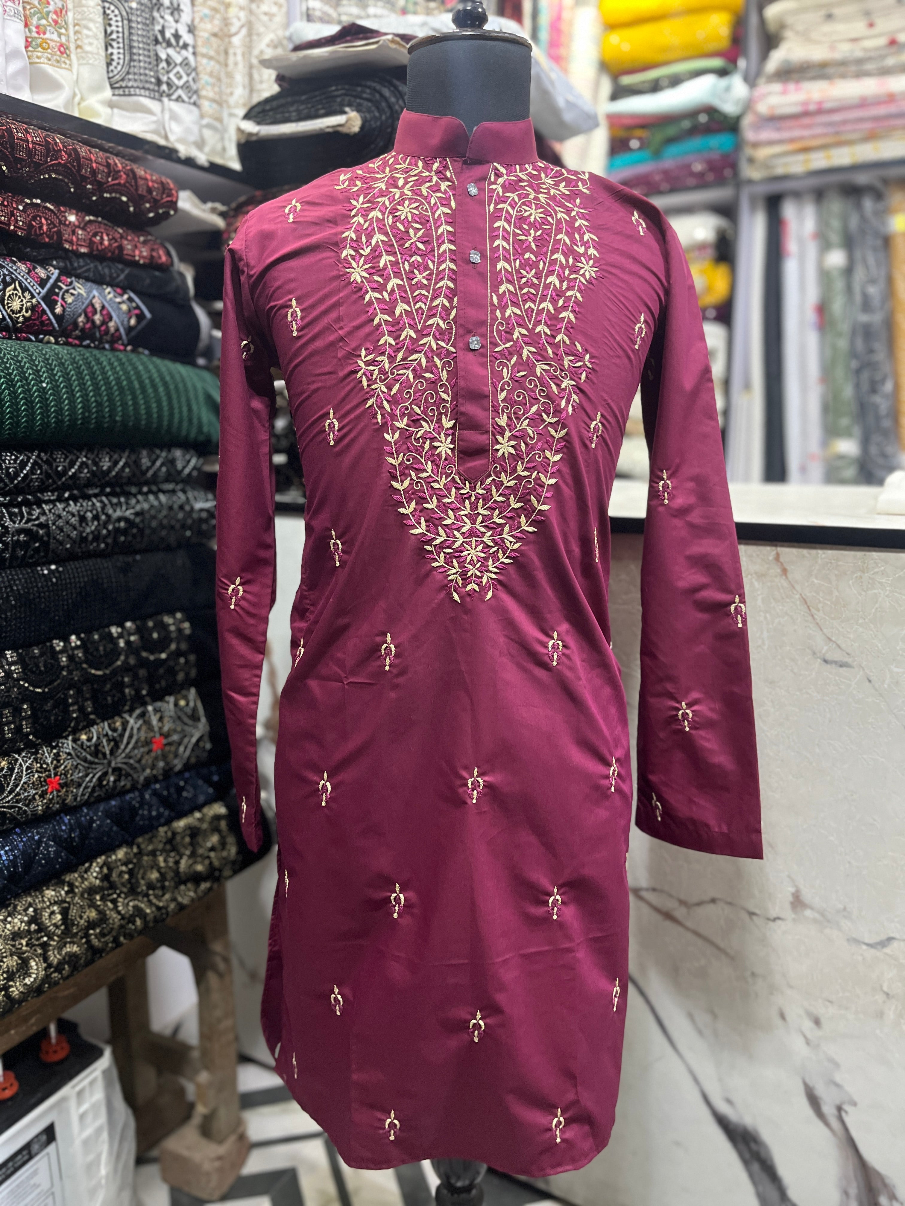 Men's Exclusive Handcrafted Embellished Kurta Set