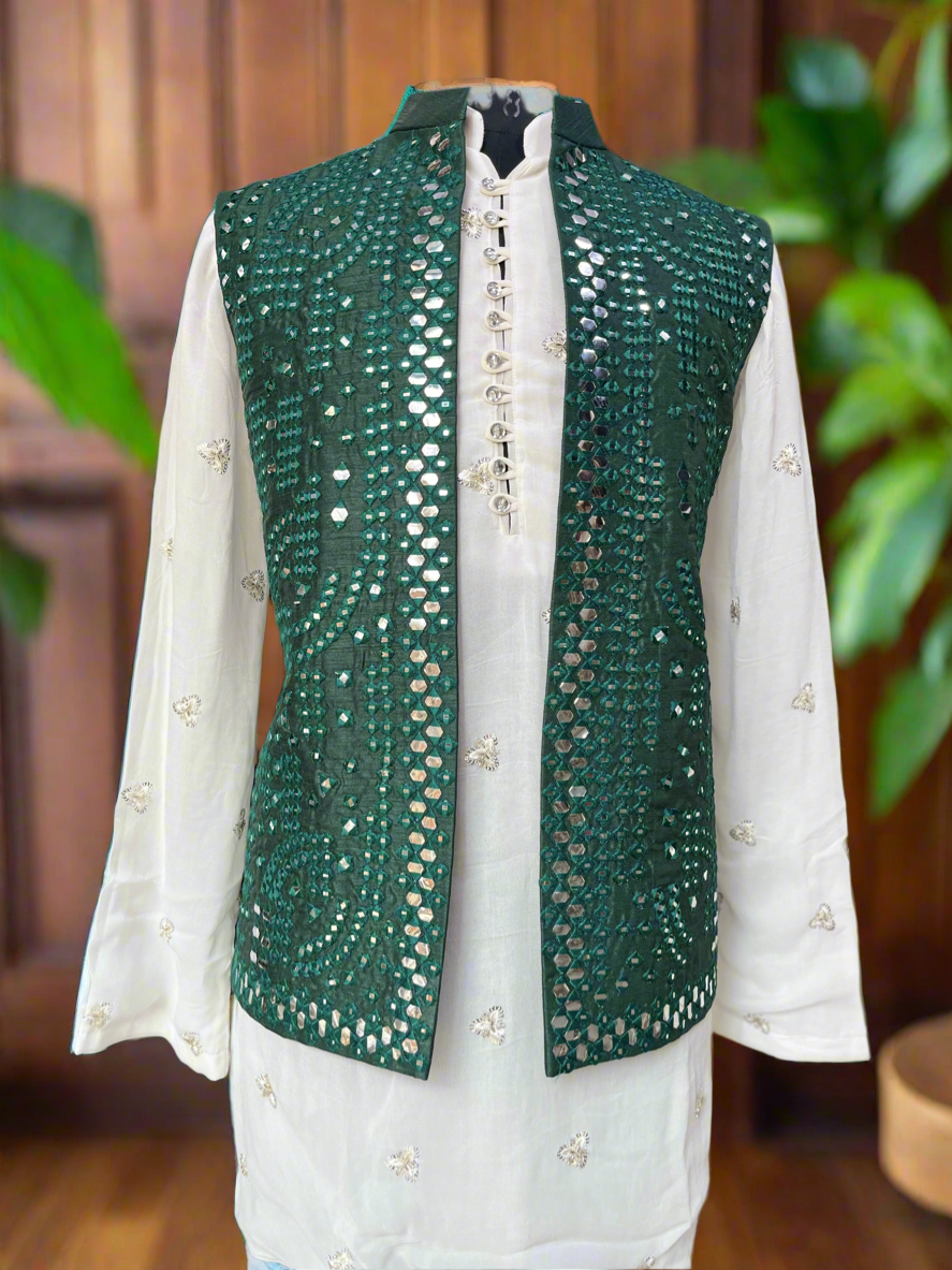 Georgette summer kurta and pants for weddings