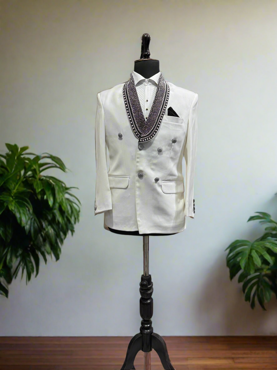 Handcrafted tuxedo suit for grooms by KPH Outfits