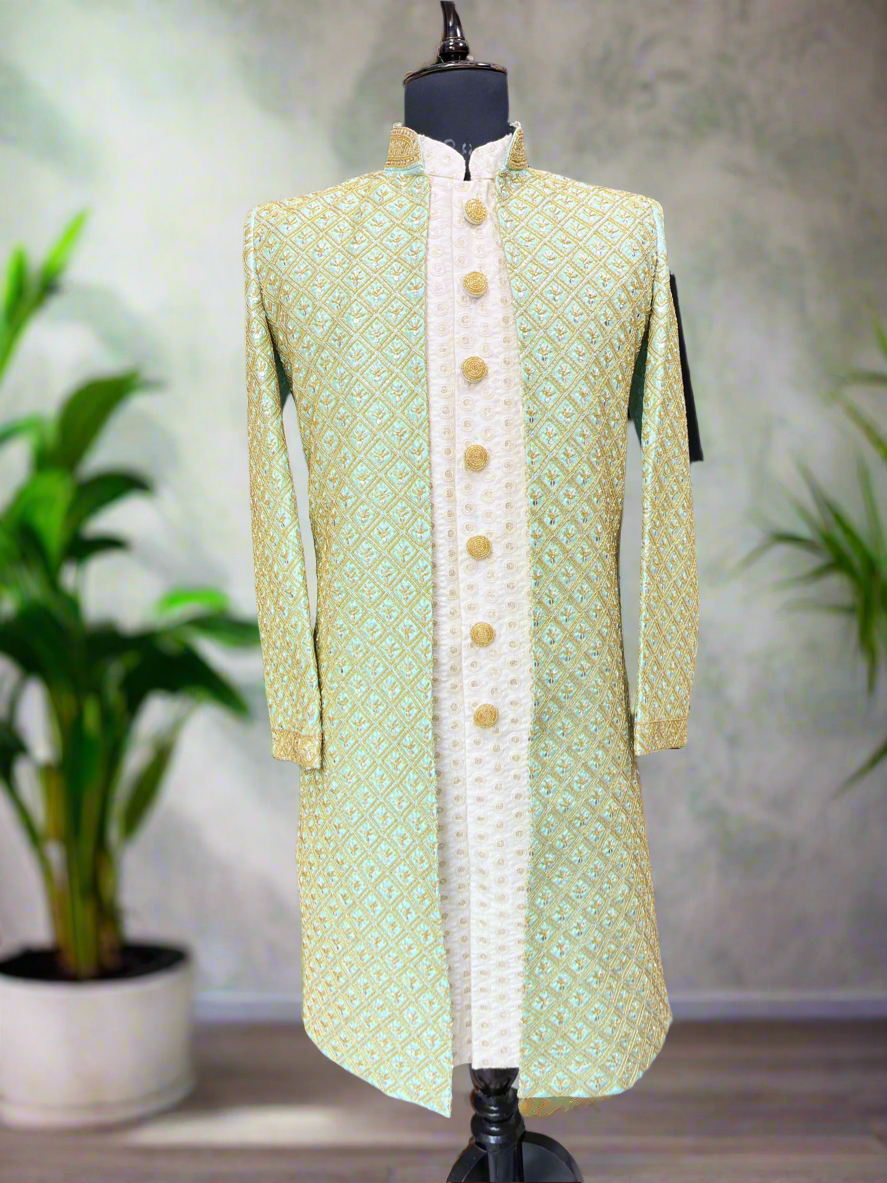 Intricate Handcrafted Sherwani for Special Occasions





