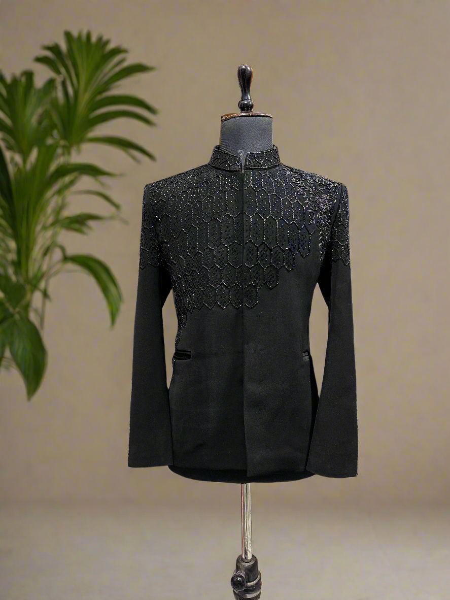 Luxury embellished Jodhpuri for weddings and formal occasions