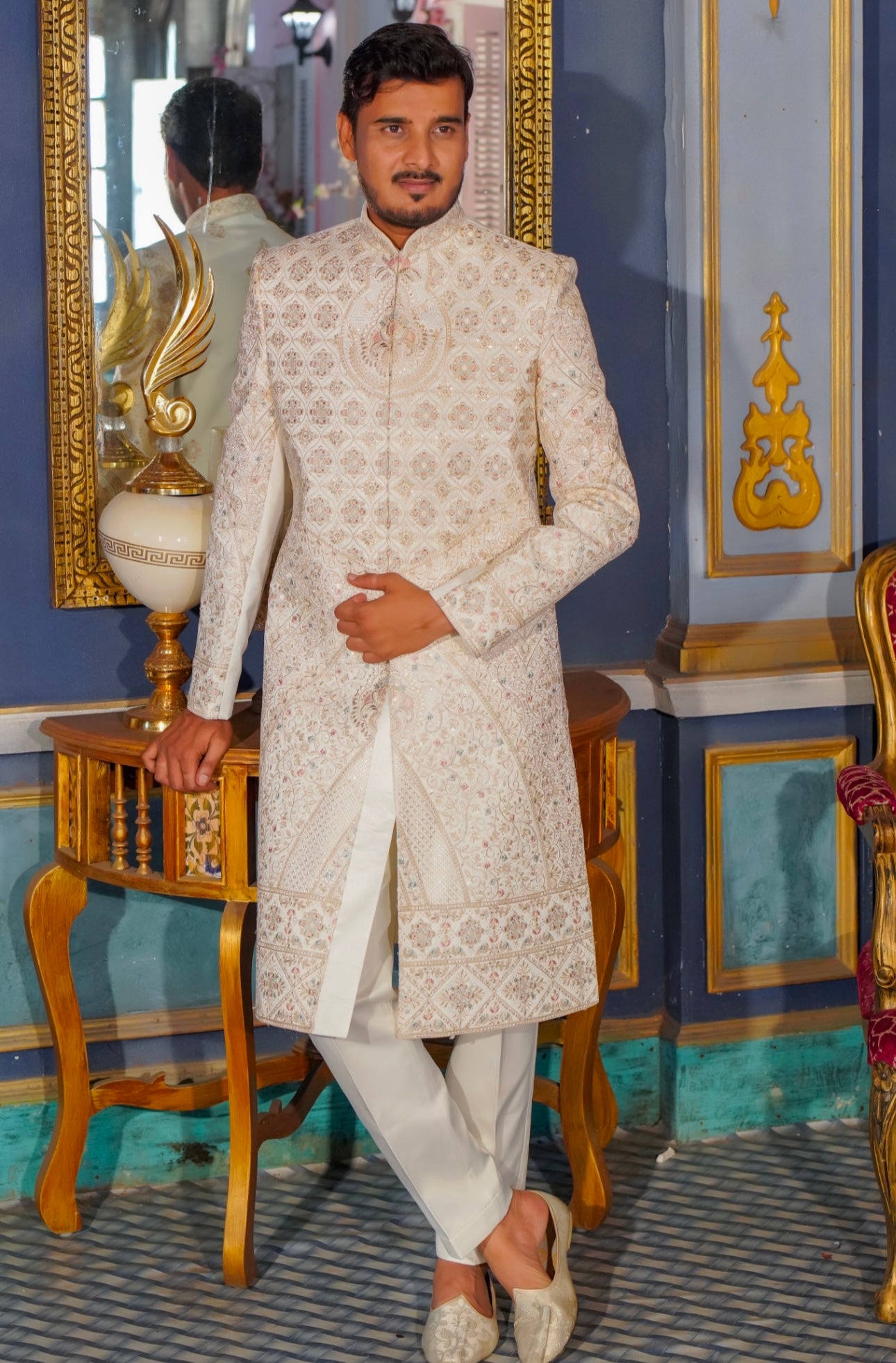 Men's exclusive designer sherwani set for weddings