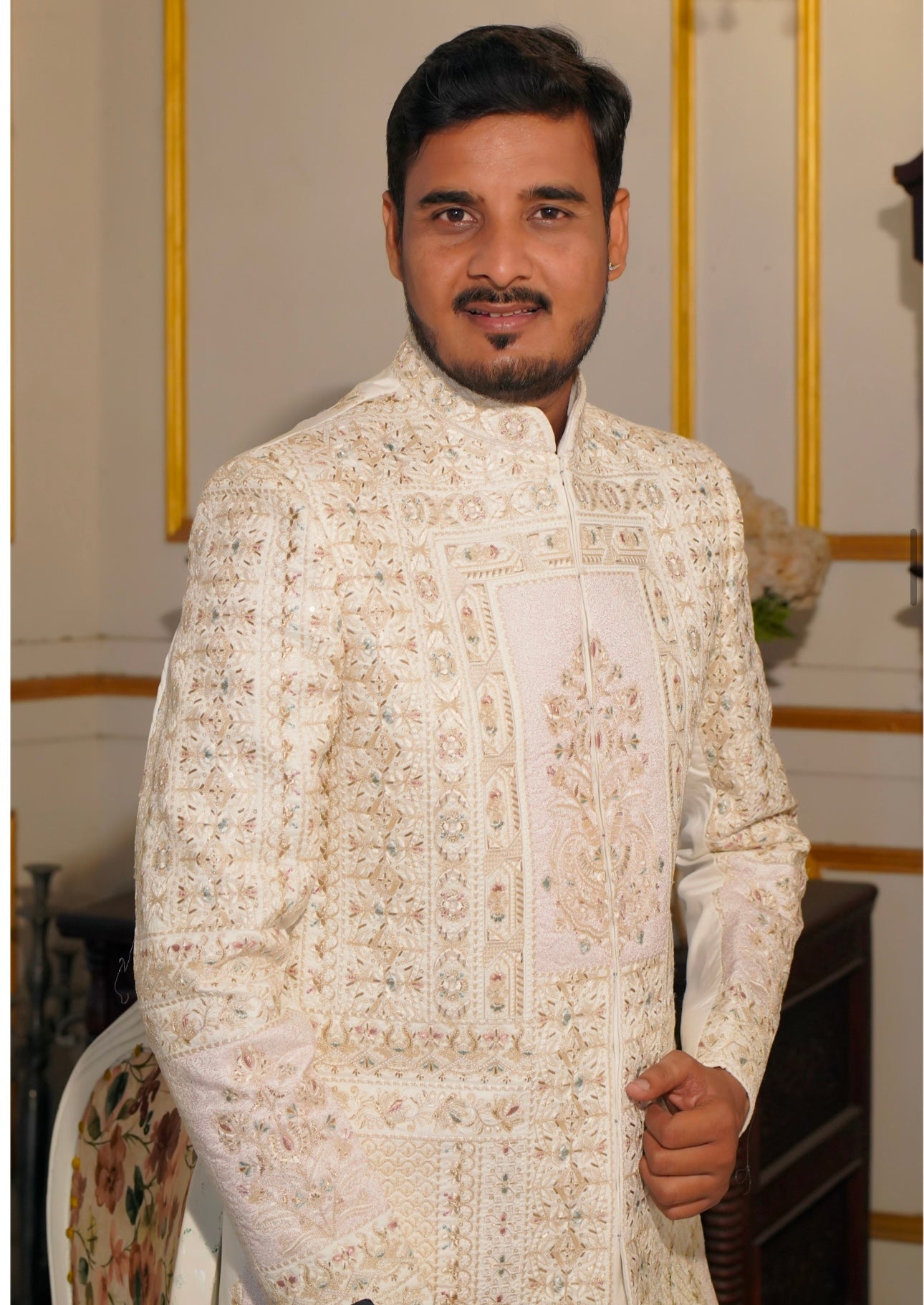 Modern Elegant Achkan for Grooms by KPH Outfits