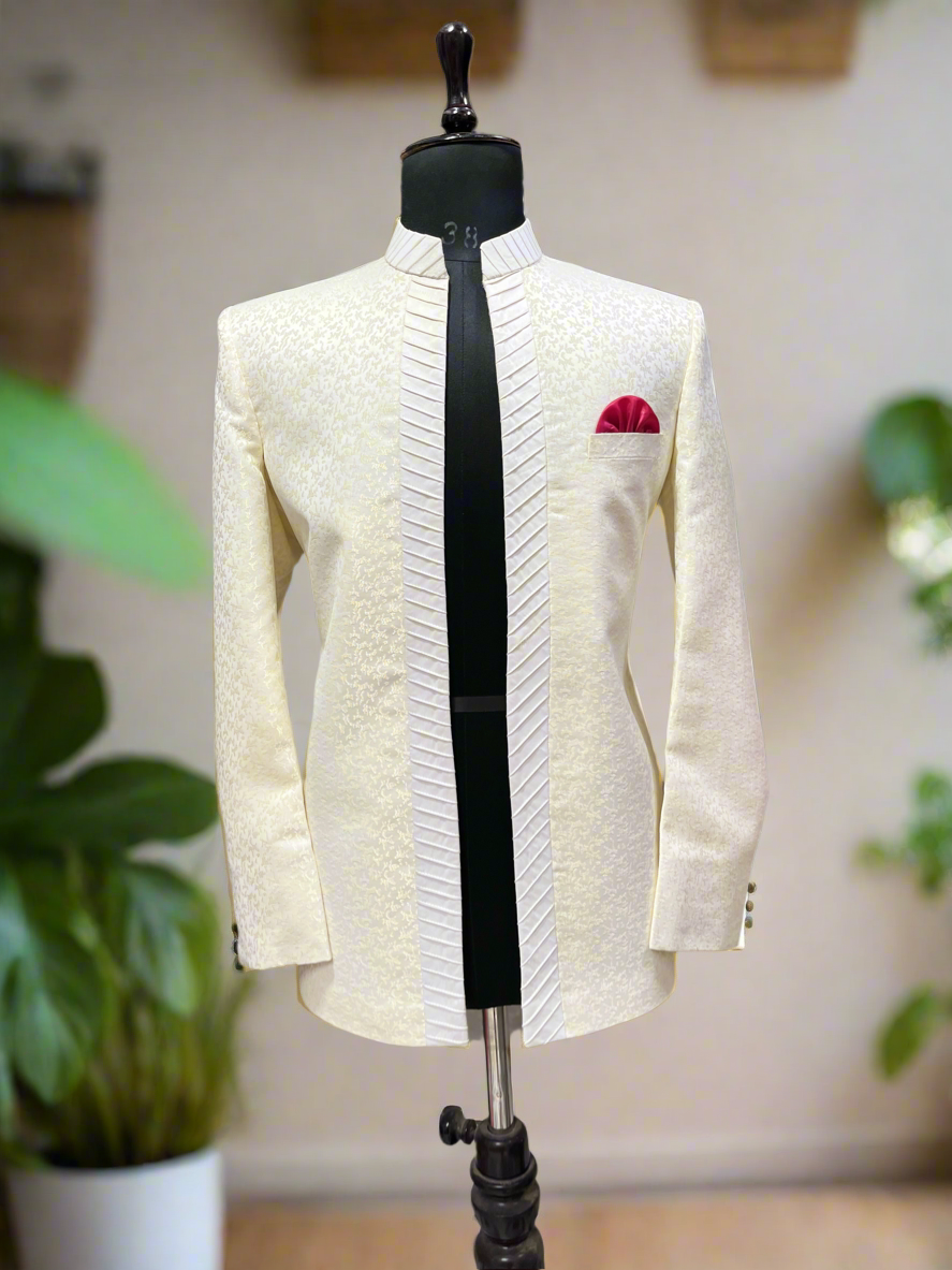 Premium quality open Jodhpuri jacket for weddings