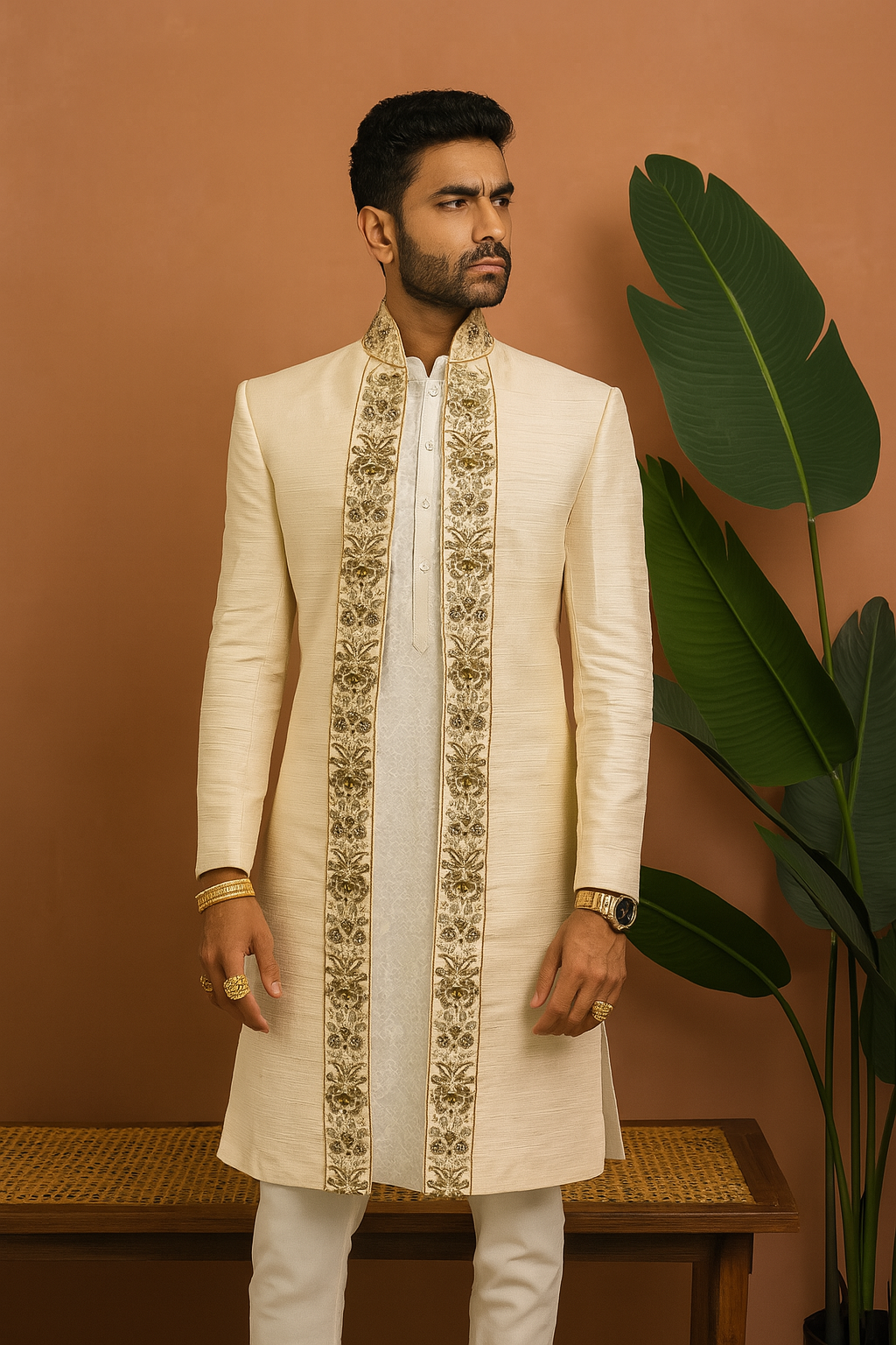 Ranveer Singh inspired Indo-Western set with intricate Zardosi detailing – KPH Outfits