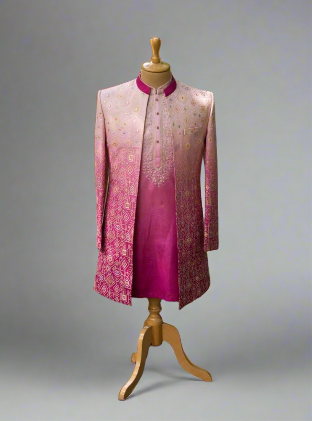 "Regal men's sherwani with embroidery - KPH Outfits"