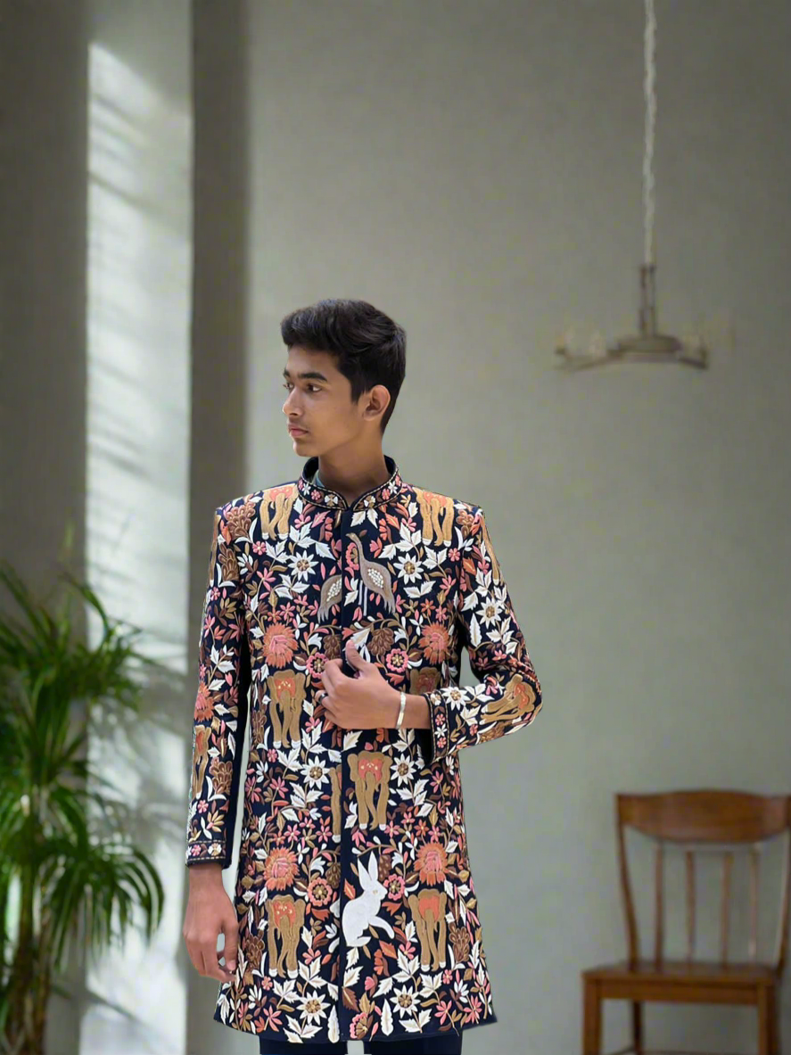 The back profile emphasizing the unique craftsmanship and fine tailoring