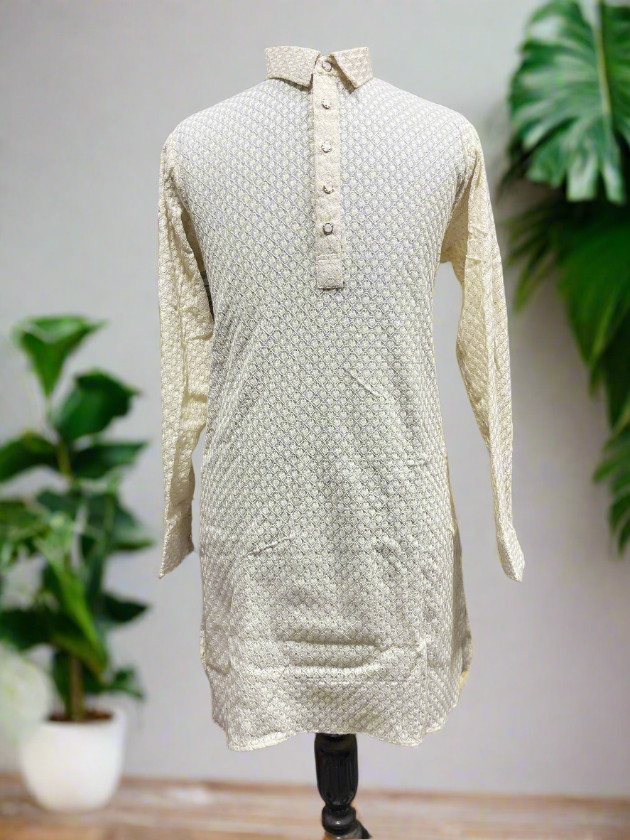 Men's Exclusive Heavy Lakhnavi Kurta Set