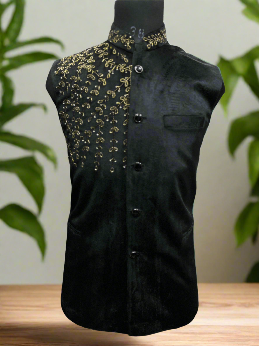 Men's Exclusive Handcrafted Embellished Waistcoat